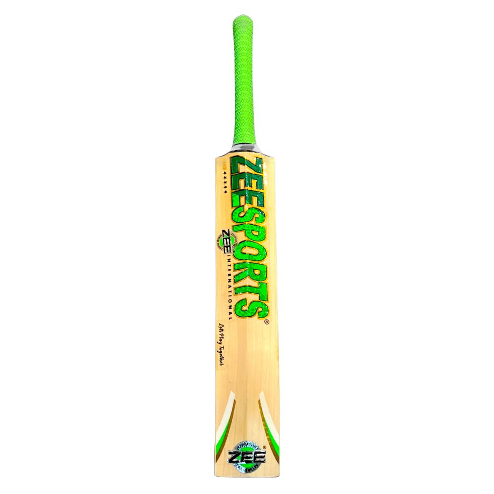 Zee Sports Cricket Bat Black Star Series Green 3