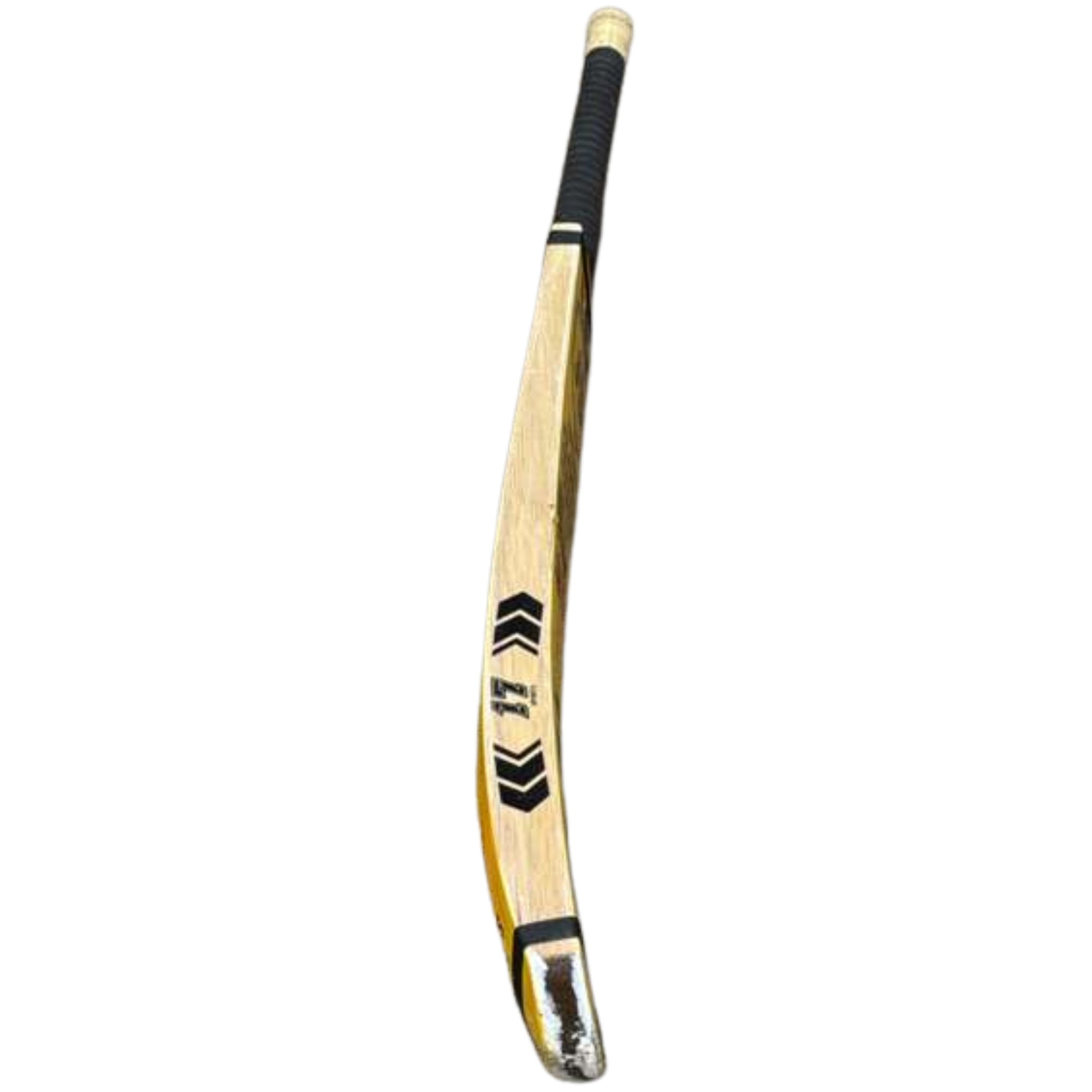 JD Sports Cricket Bat Kings Edition Hard Tennis Coca Wood Long Blade Yellow