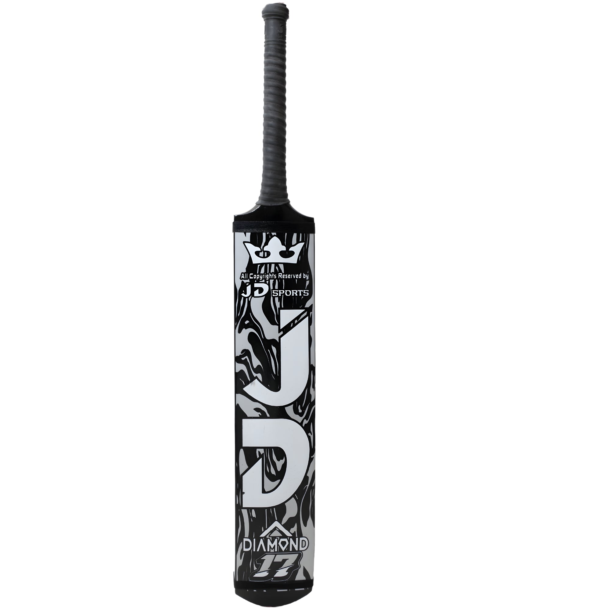 JD Sports Cricket Bat Diamond Player Edition Coconut Wood Tape Tennis Silver
