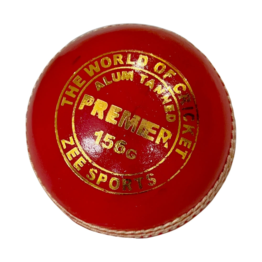 Zee Sports Premier 5 Star Cricket Ball Hand Stitched 4-piece 5-Layer