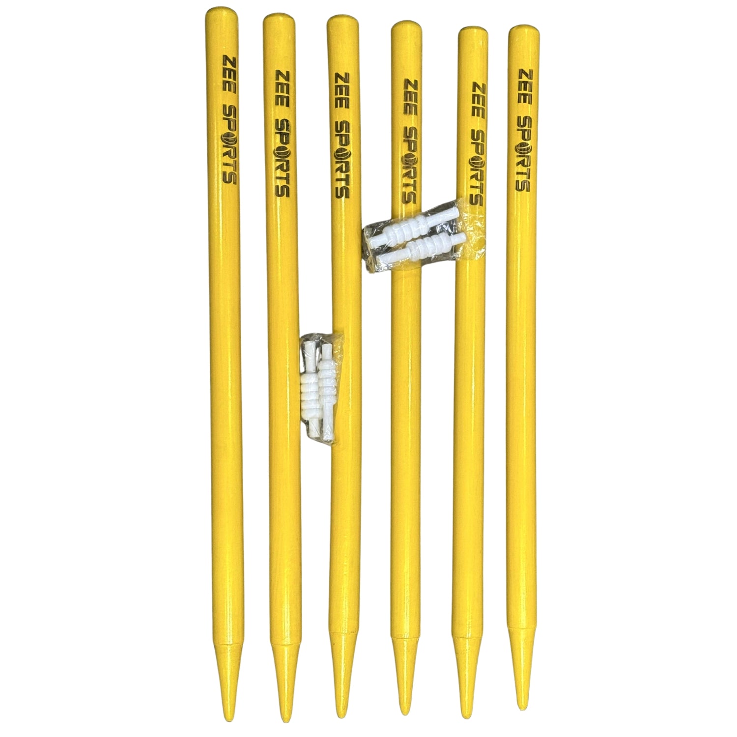 Zee Sports Cricket Stumps Yellow/Orange