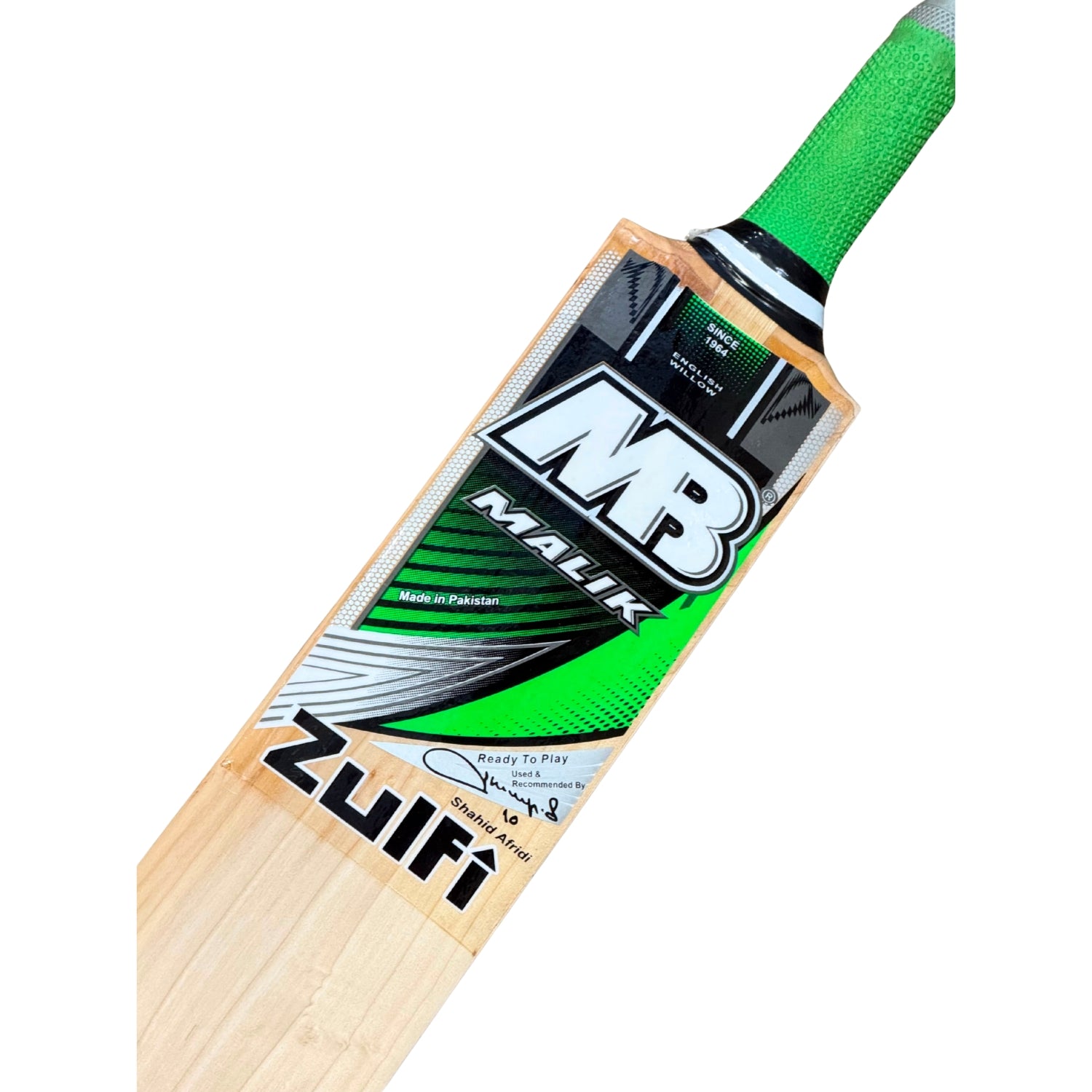 MB Malik Cricket Bat Zulfi English Willow Adult