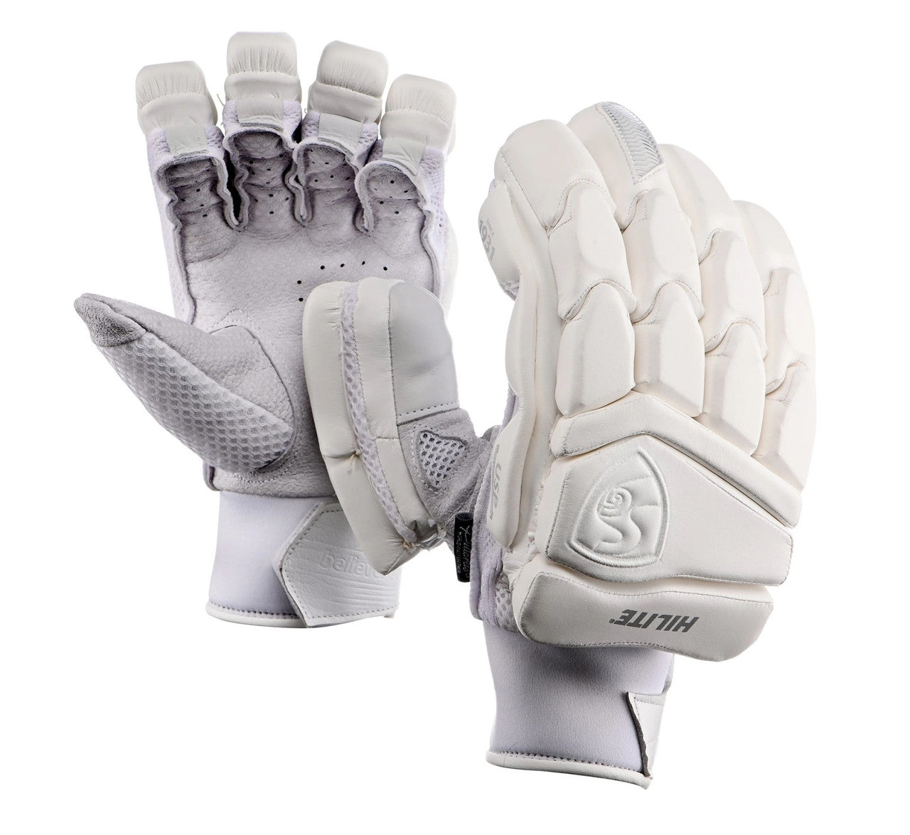 SG batting Gloves, Model Hilite White, Adult