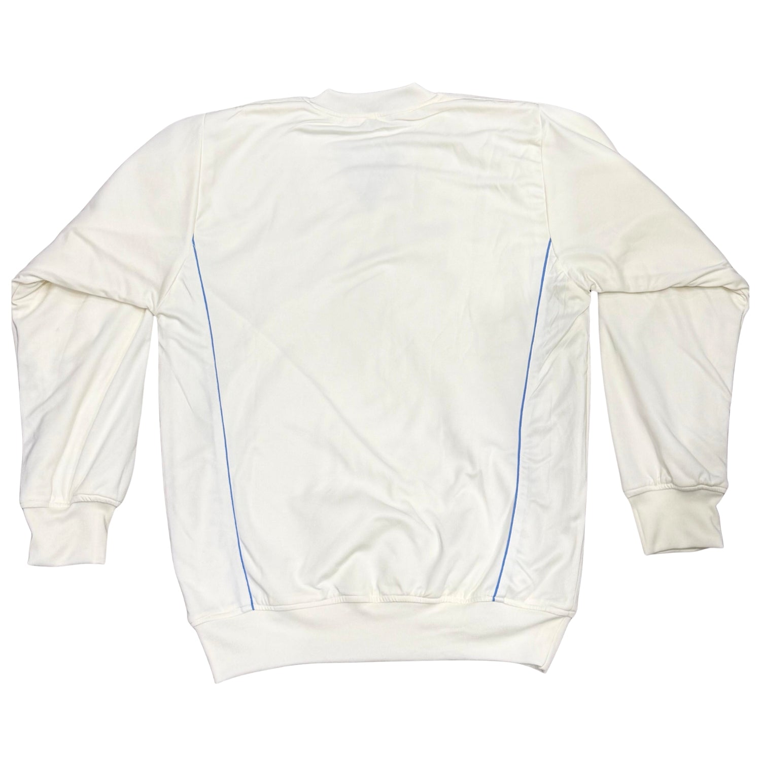 SS Uniform Cricket Sweater White With Blue Stripe
