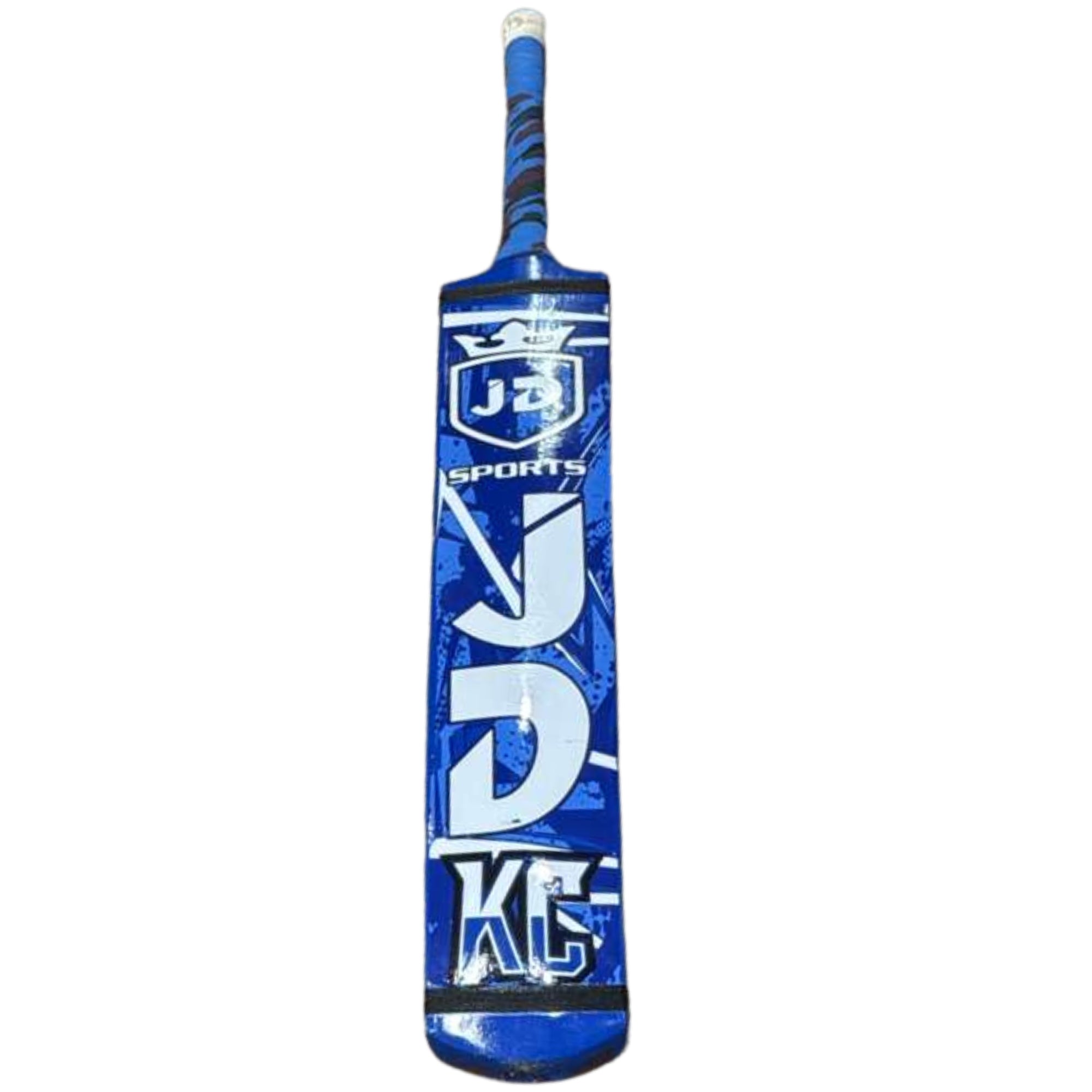 JD Sports Cricket Bat KC Edition Cocanut Wood Tape Tennis Blue