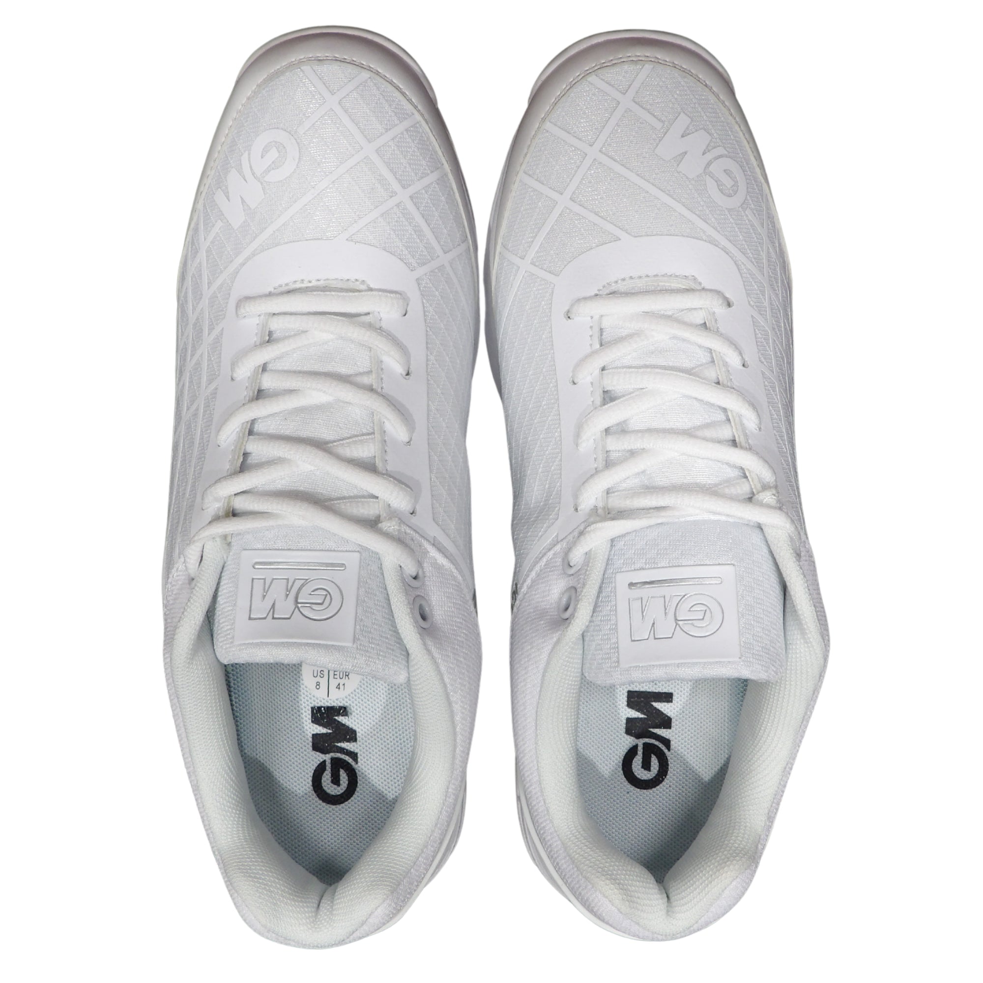 GM Cricket Shoes, Model Icon All-Rounder - White