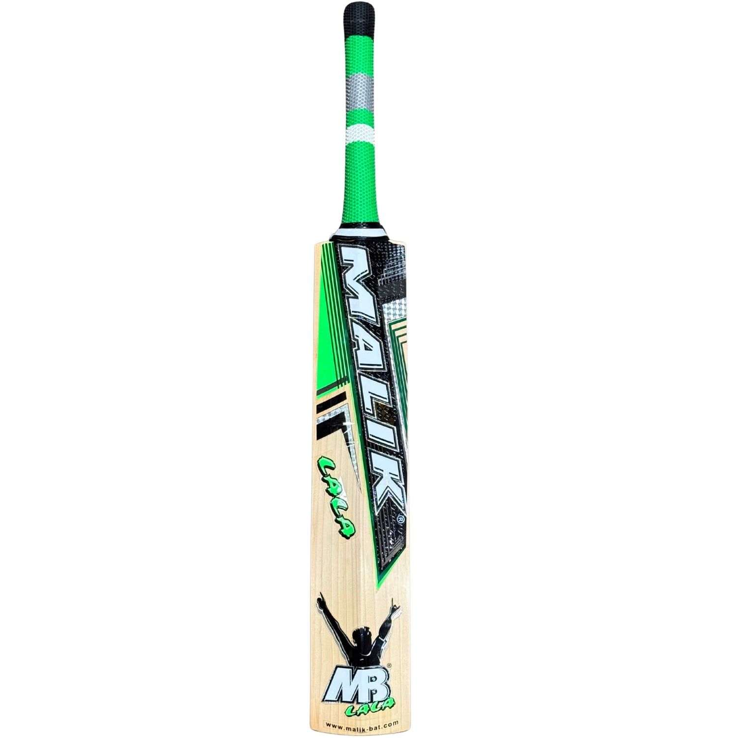 MB Malik Cricket Bat Lala Green Edition