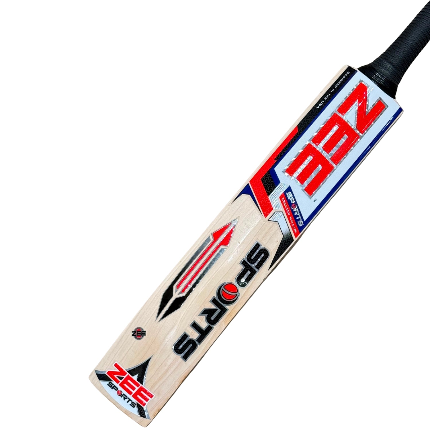 Zee Sports Cricket Bat 7Star Players Edition English Willow Red Adult/ SH