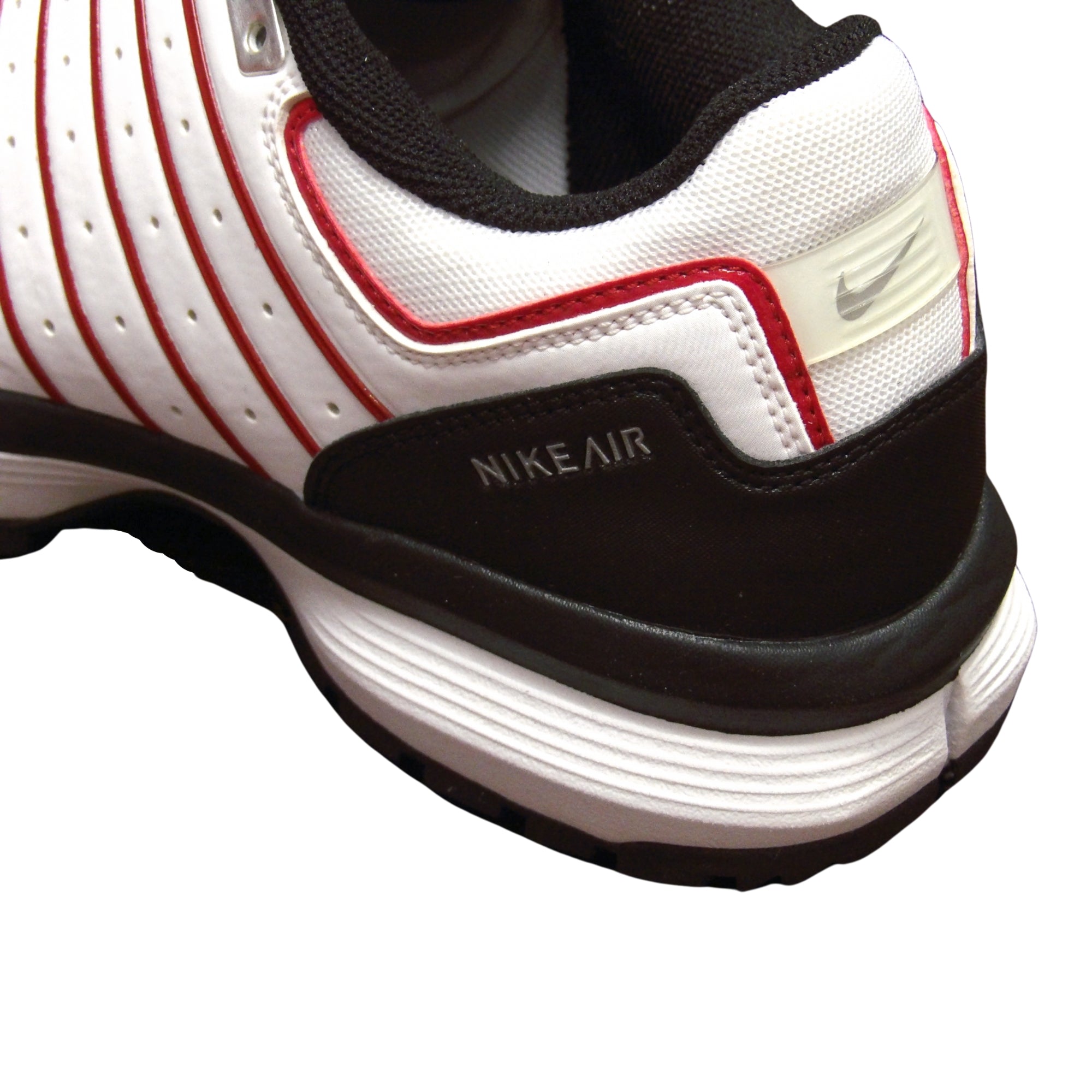 Nike Cricket Shoes, Model Air Max Go - White/Red