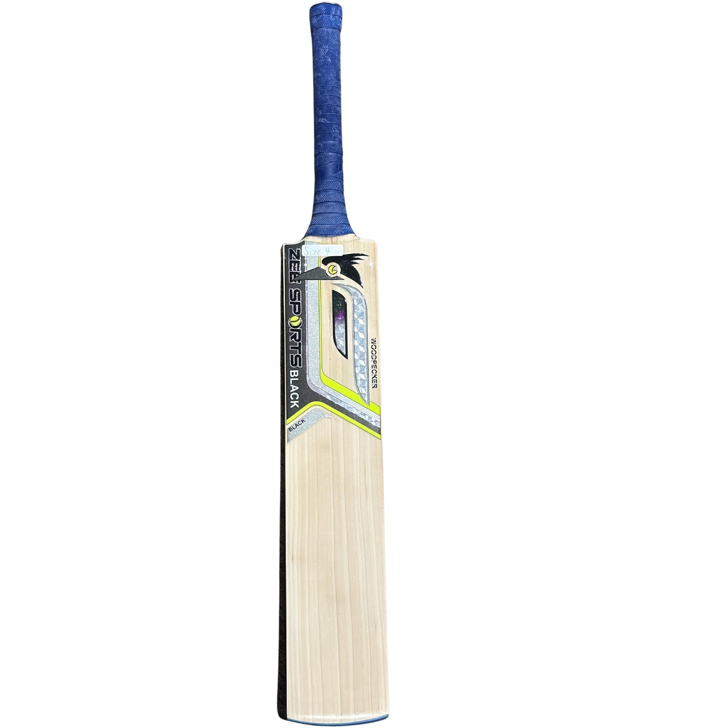 Zee Sports Cricket Bat Woodpecker Black English Willow Youth Size 4