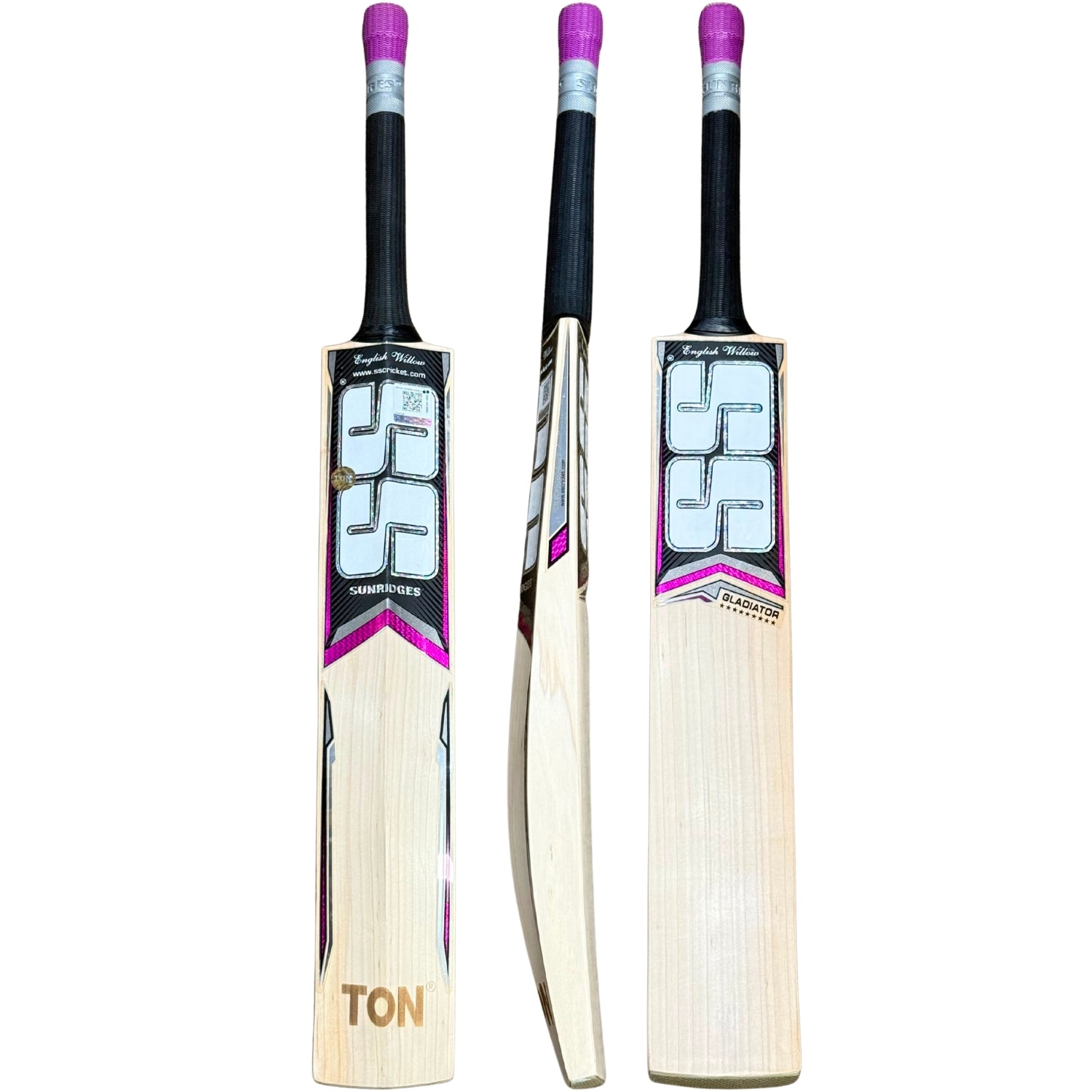 SS Cricket Bat Ton Gladiator Players Grade English Willow