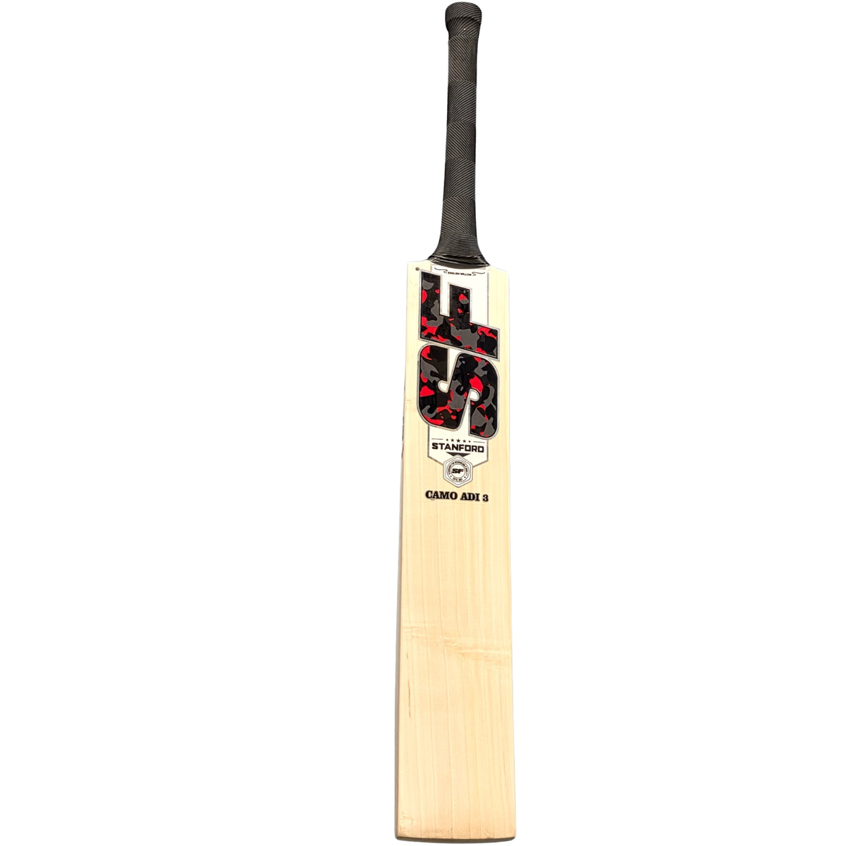 SF Cricket Bat Stanford 5 Star Camo Adi 3 English Willow SH Adult - image 2