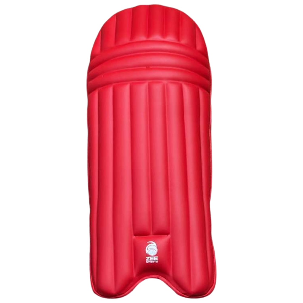 Zee Sports Batting Pads Double Strap GelTech Red