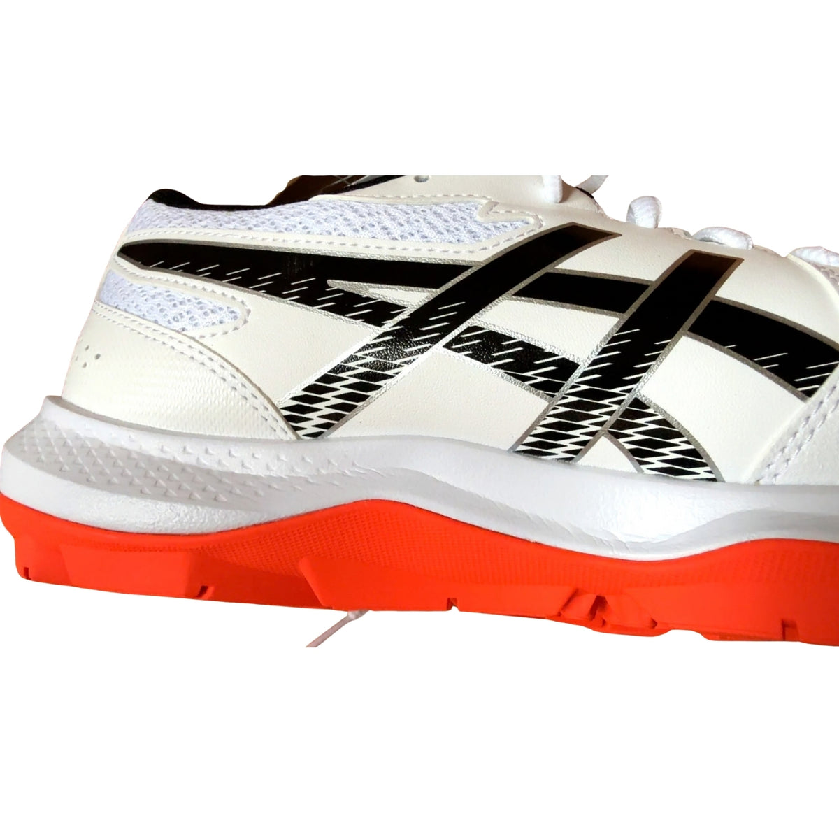Asics Cricket Shoes Gel Peake 3 Unisex Field Shoes White/Black/Vibrant Orange 2026 Model