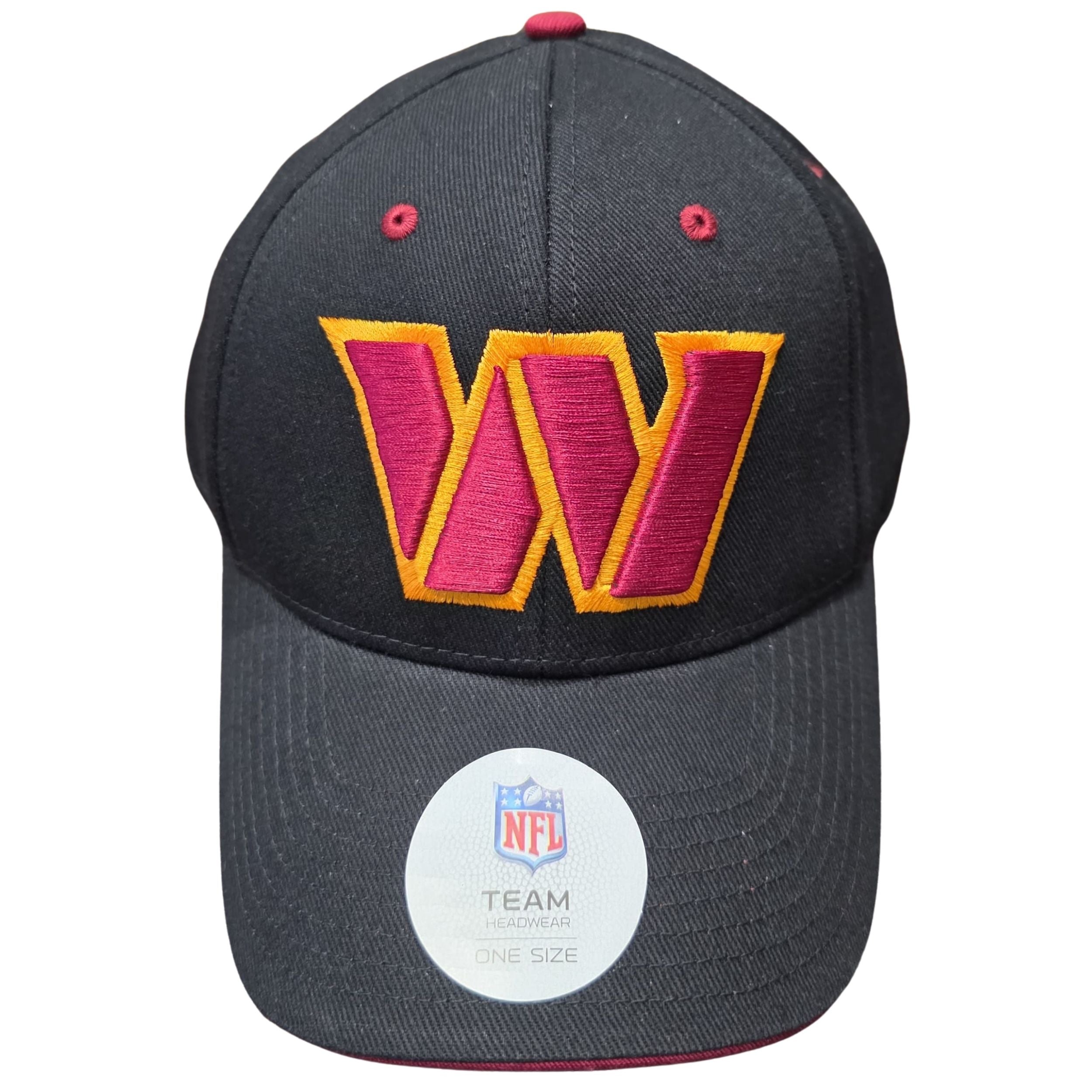 NFL Official Snapback Adjustable Hat Washington Commanders Embroidered Logo Cap