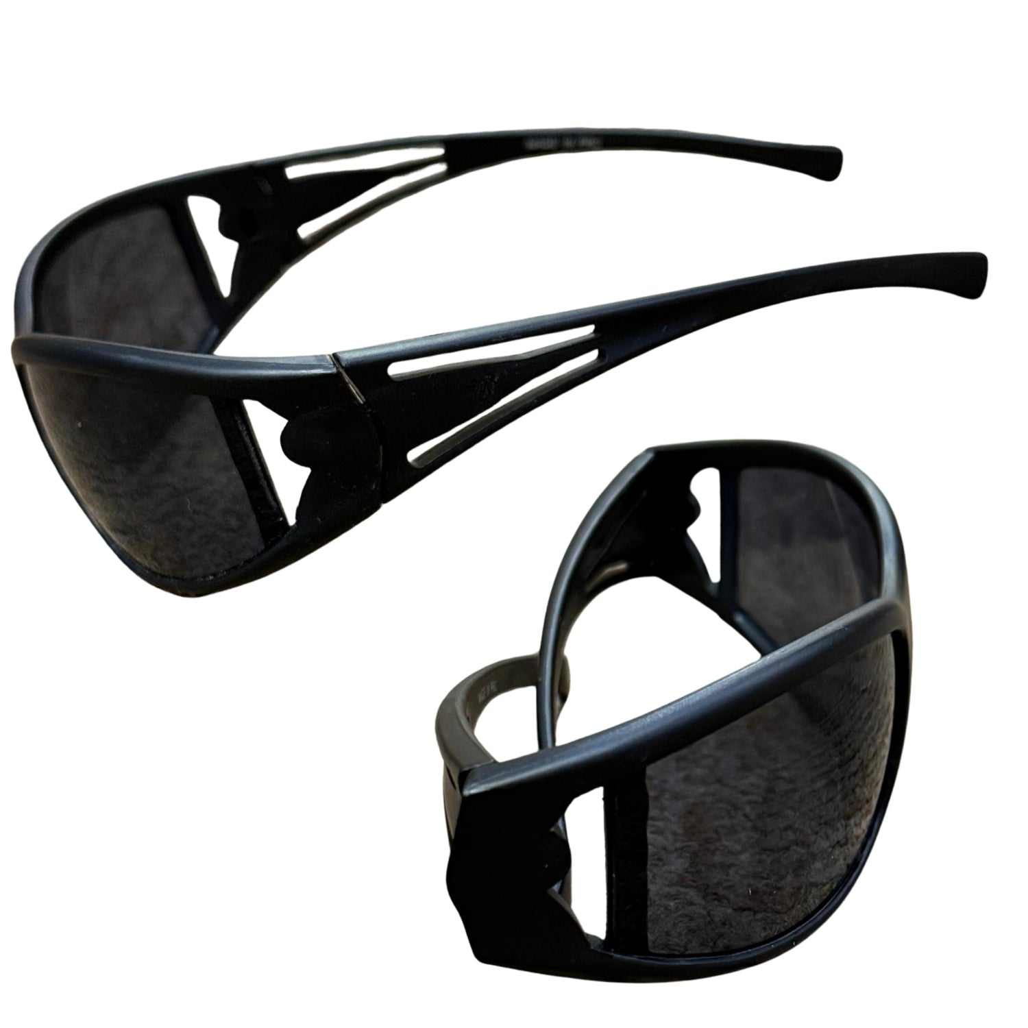 Zee Sports Cricket Sunglasses Matt Black Sport Frames Tinted Lenses