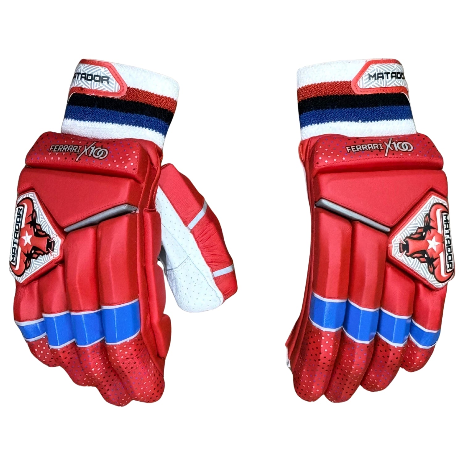 Matador Cricket Batting Gloves Ferrari X100 Red