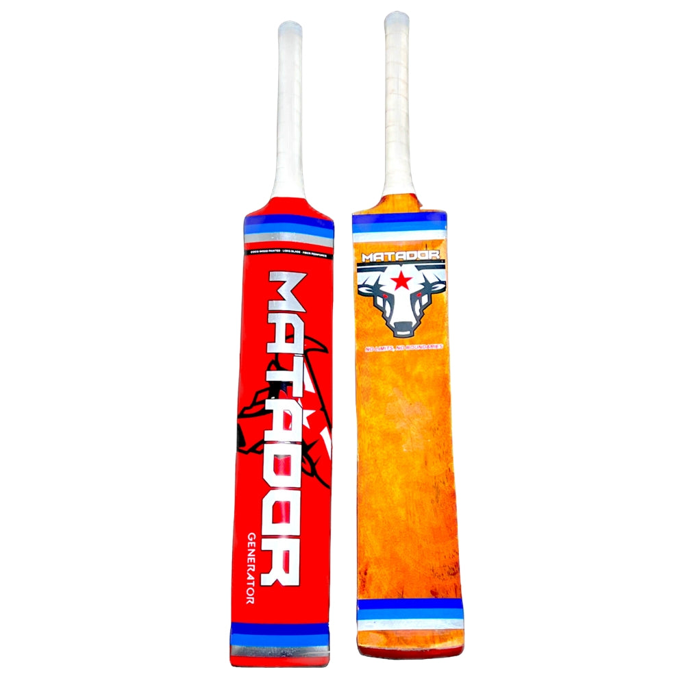 Matador Custom Made Zee Sports COCO WOOD Tape Tennis Cricket Bat