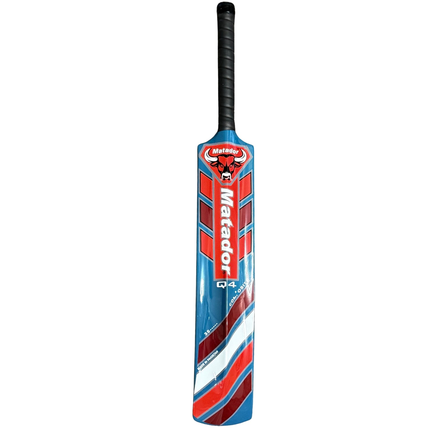 Matador Cricket Bat Q4 Fiberglass Tape Tennis Teal