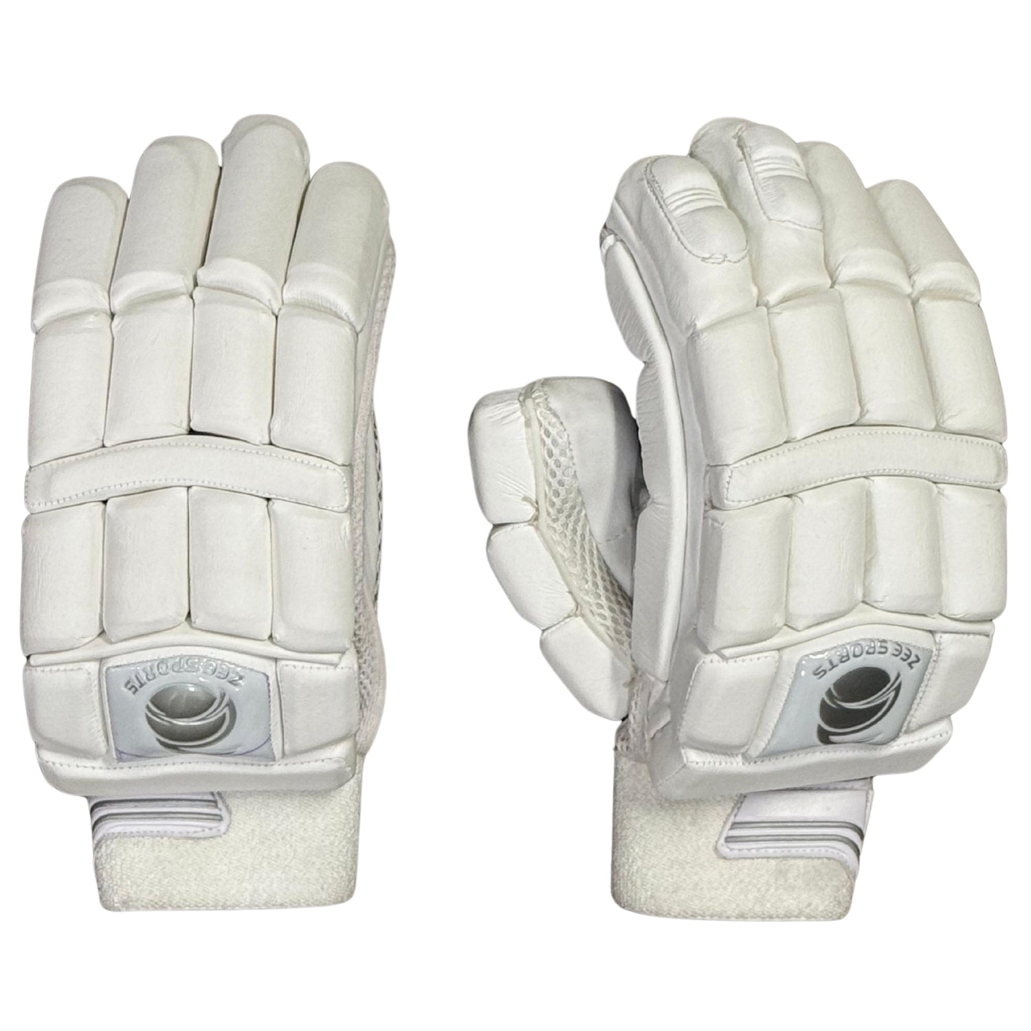 Zee Sports Cricket Batting Gloves White Adult