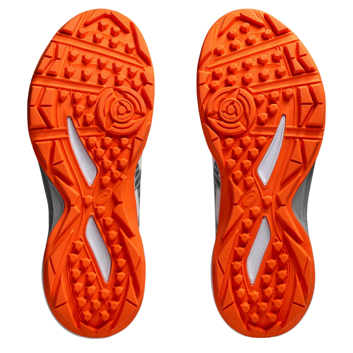 Asics Cricket Shoes Gel Peake 3 Unisex Field Shoes White/Black/Vibrant Orange 2026 Model
