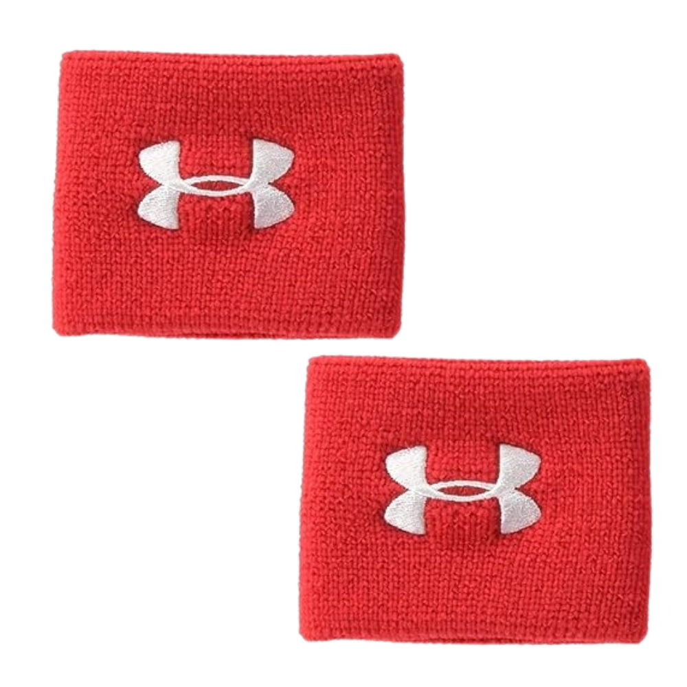 Under Armour Wrist Bands Red/White