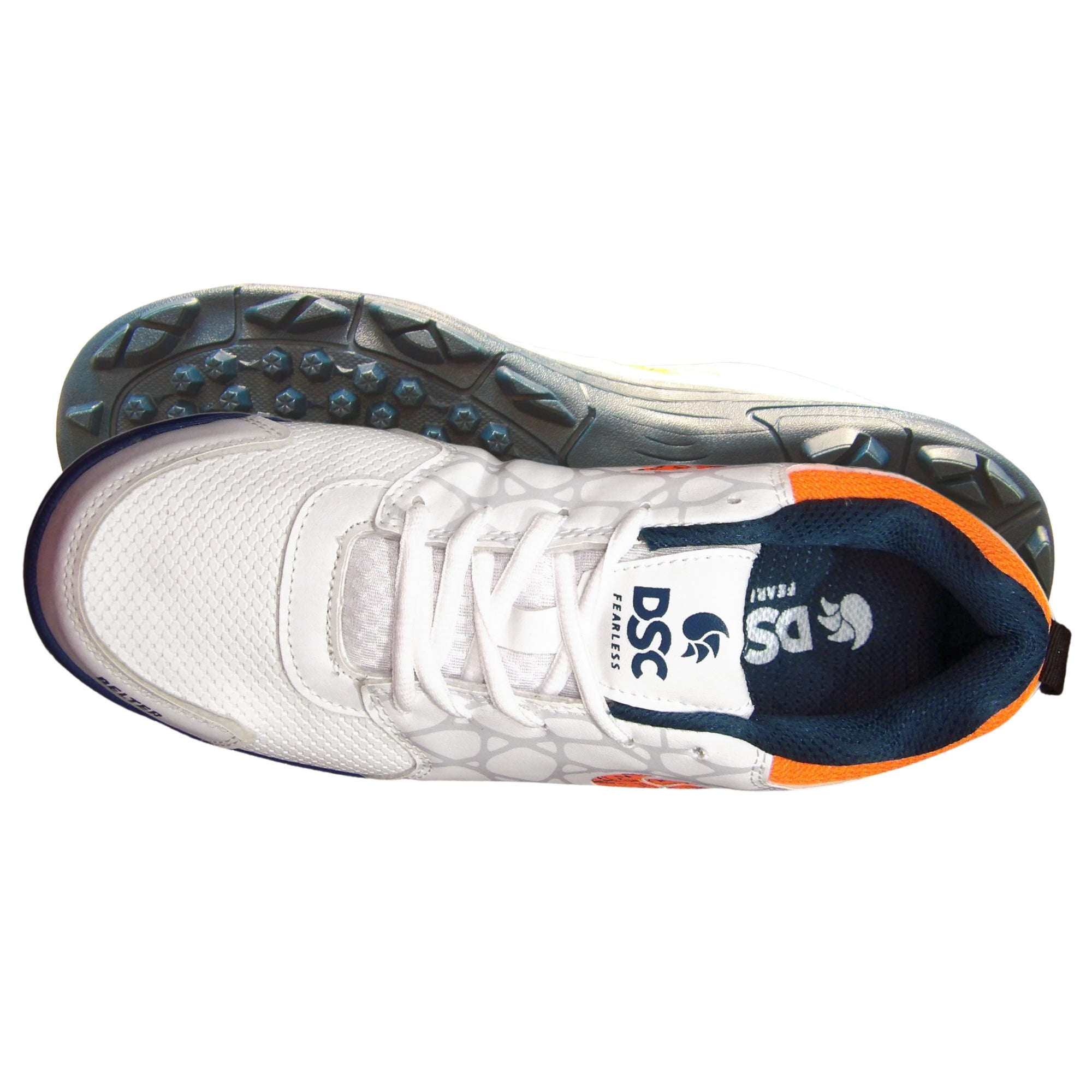 DSC Cricket Shoes, Model Belter - Teal Blue/White