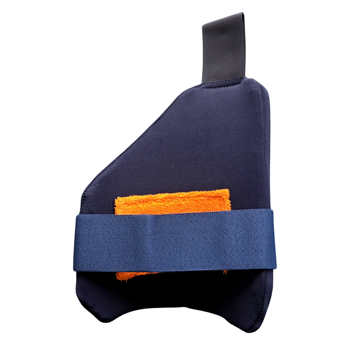 Moonwalkr Cricket Thigh Guard Set RH & LH Navy Blue/Black/White M & L Adult - image 4