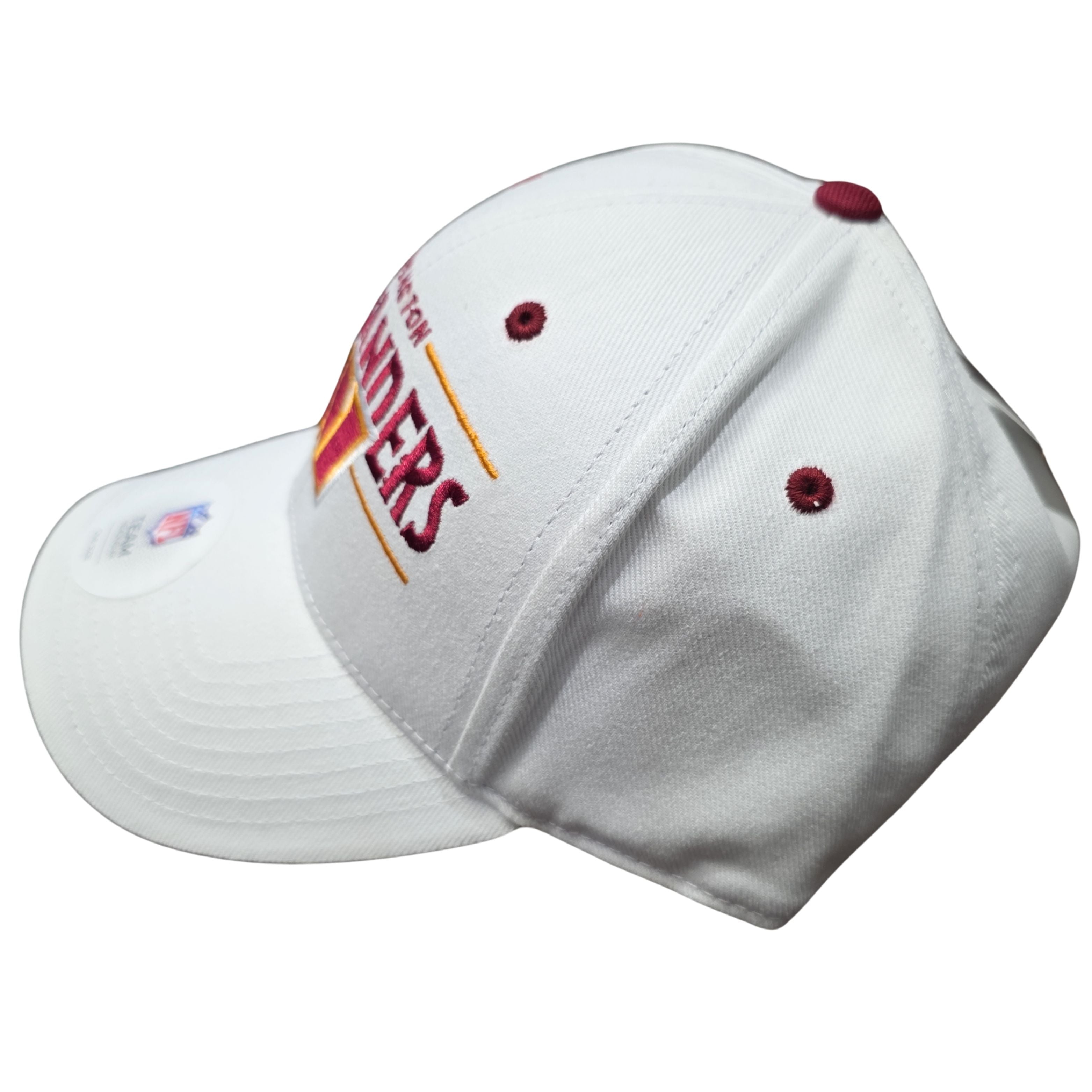 NFL Official Snapback Hat Washington Commanders Mens White Adjustable Cap OSFA