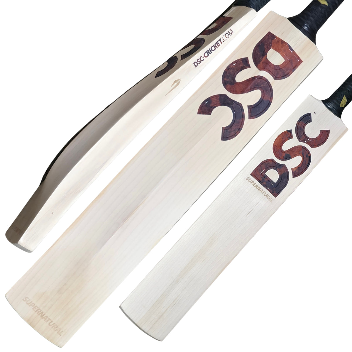 DSC Supernatural English Willow cricket bat, short handle, adult - view 5