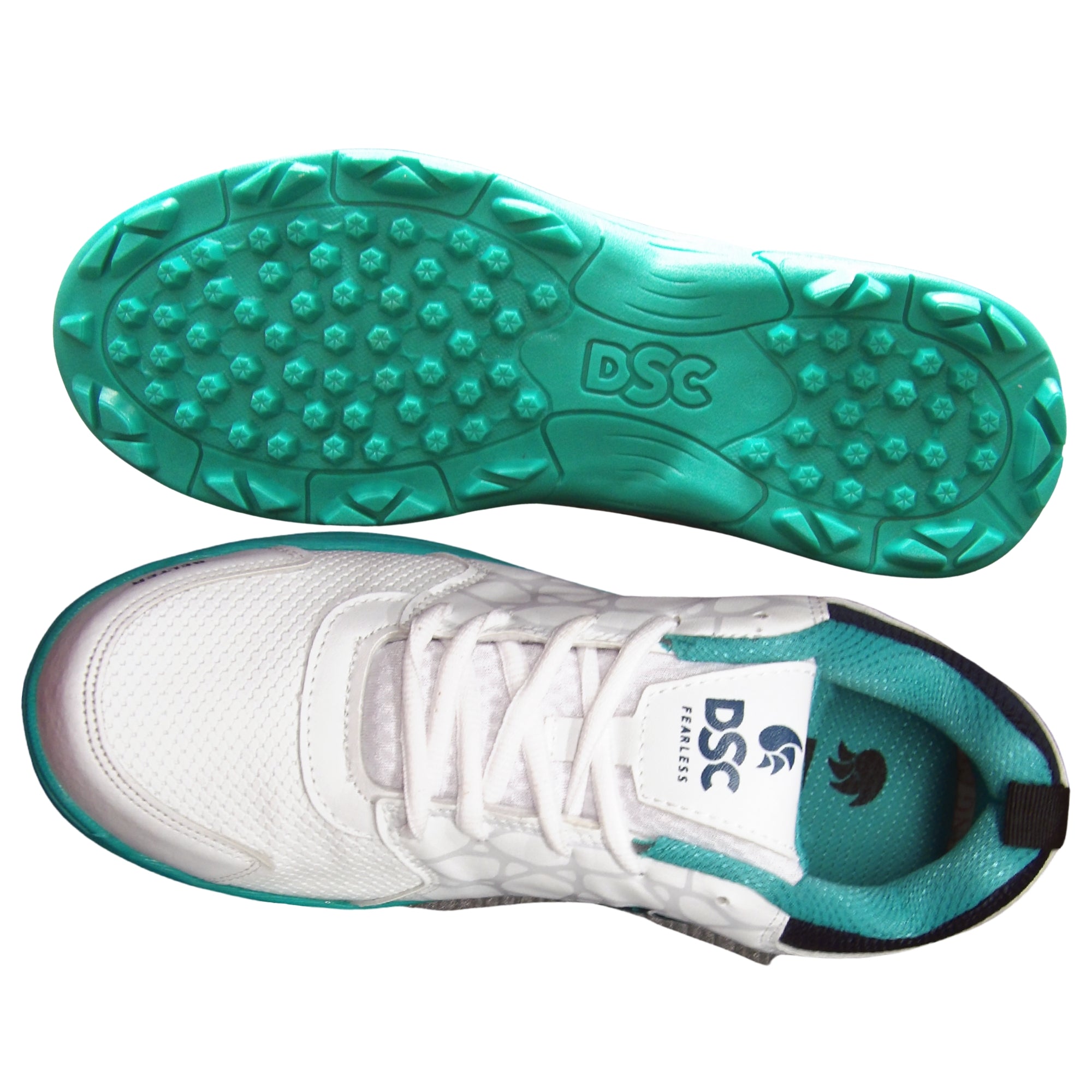 DSC Cricket Shoes, Model Belter - Seagreen/White