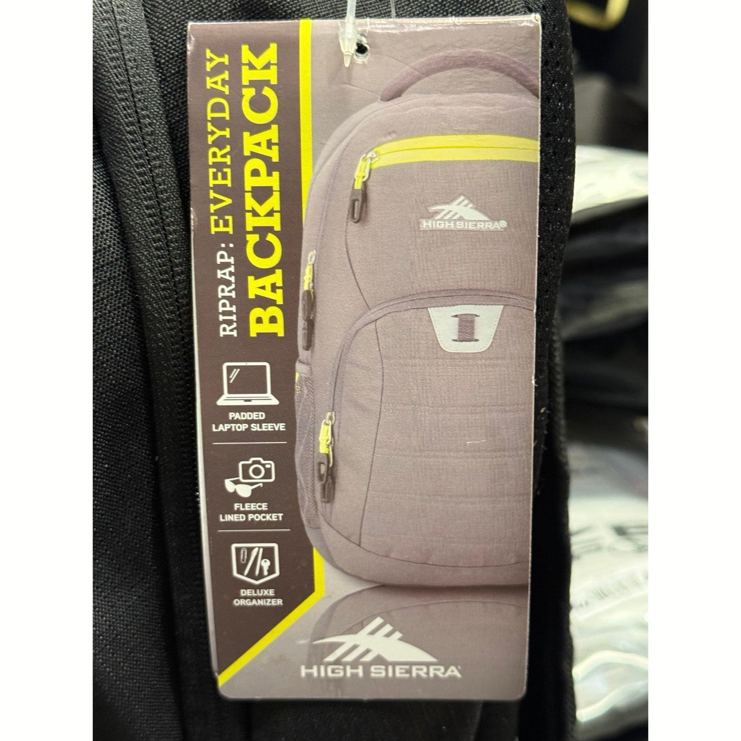 High Sierra Backpack Riprap Everyday Black