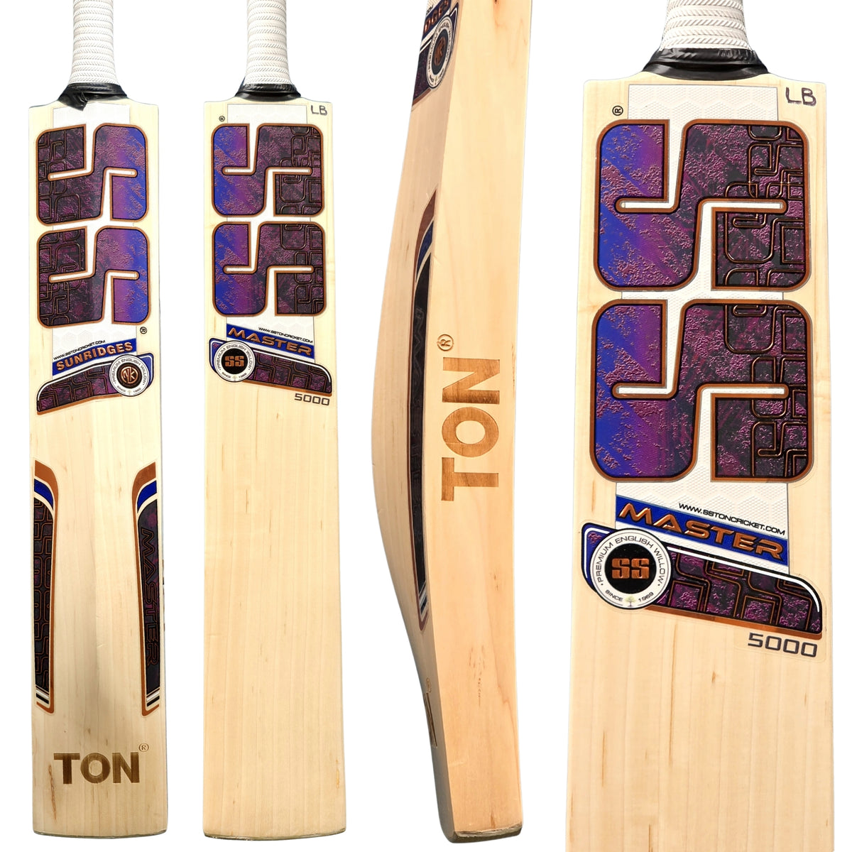 SS Cricket Bat Ton Sunridges Master 5000 English Willow LB Adult - image 5