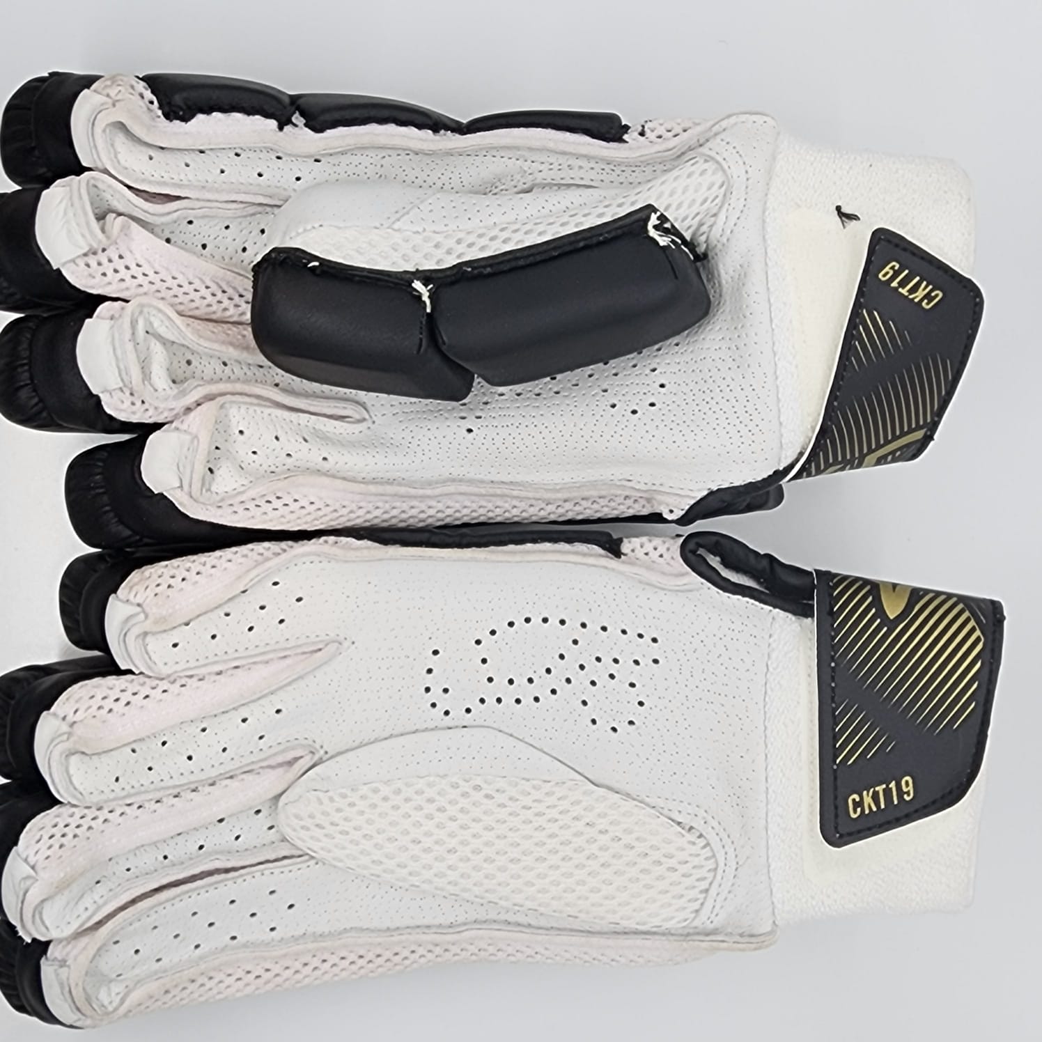 Kookaburra Kahuna Players Cricket Batting Gloves, Men Size Golden Black - For Right Hand Players