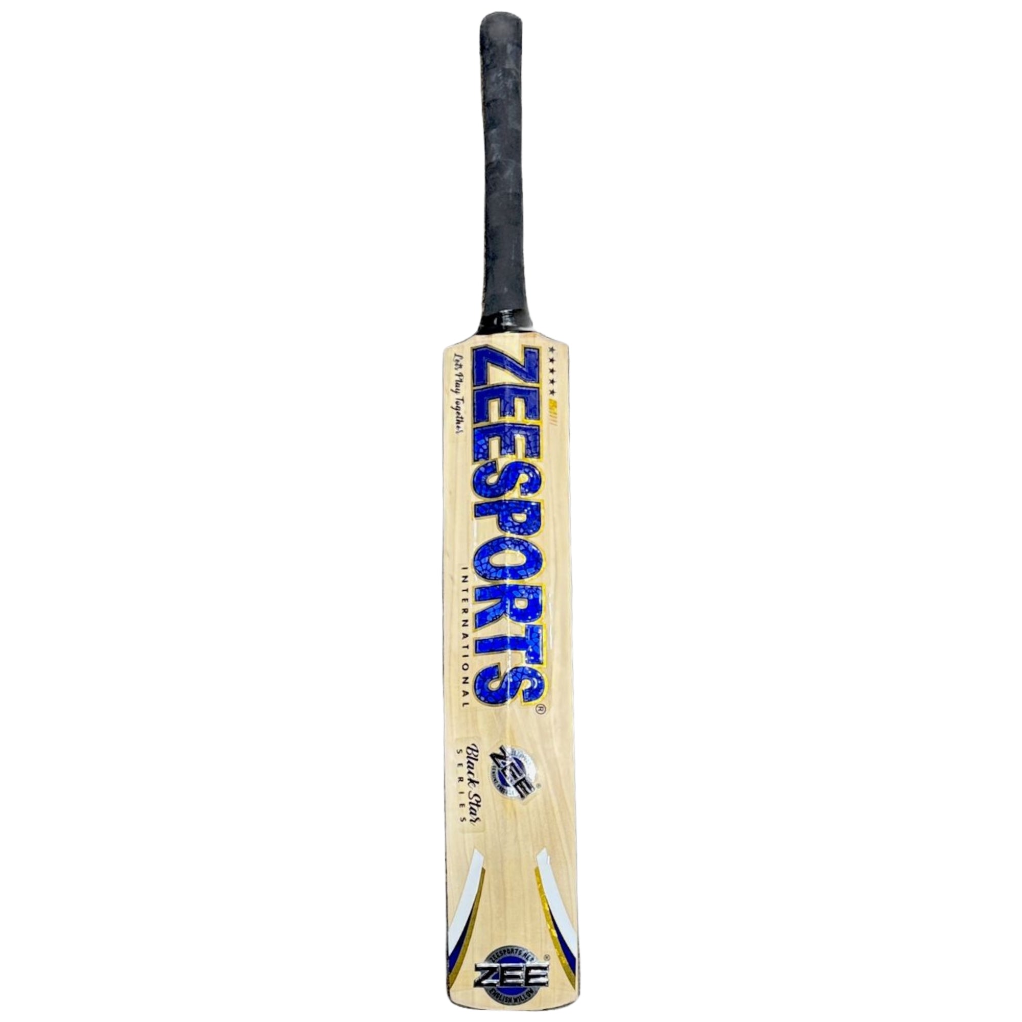 Zee Sports cricket bat on a white background