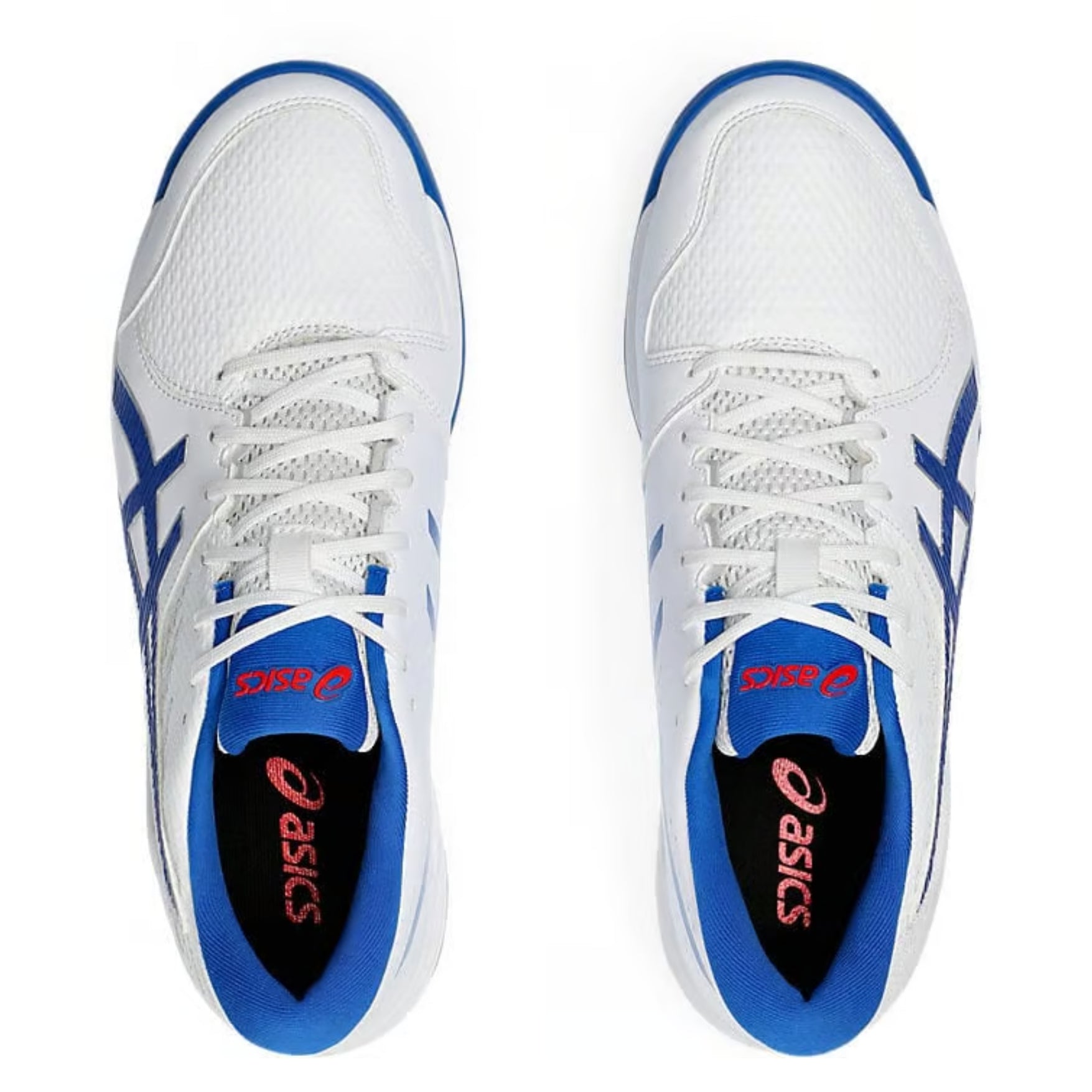 0.21 | Asics Gel-Peake 2 White Tuna Blue Cricket Shoes 2024 MODEL