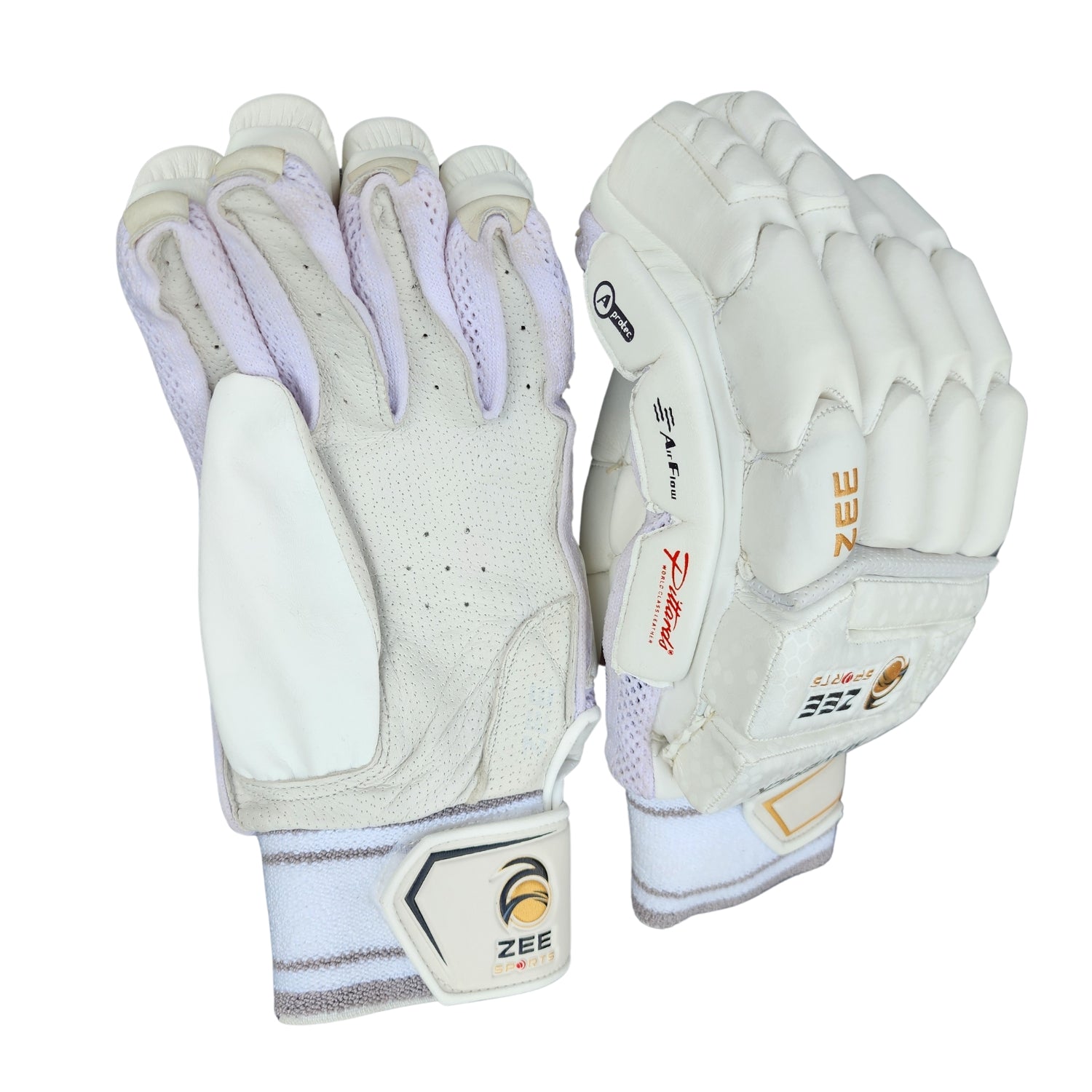 Zee Sports Batting Gloves Maverick White