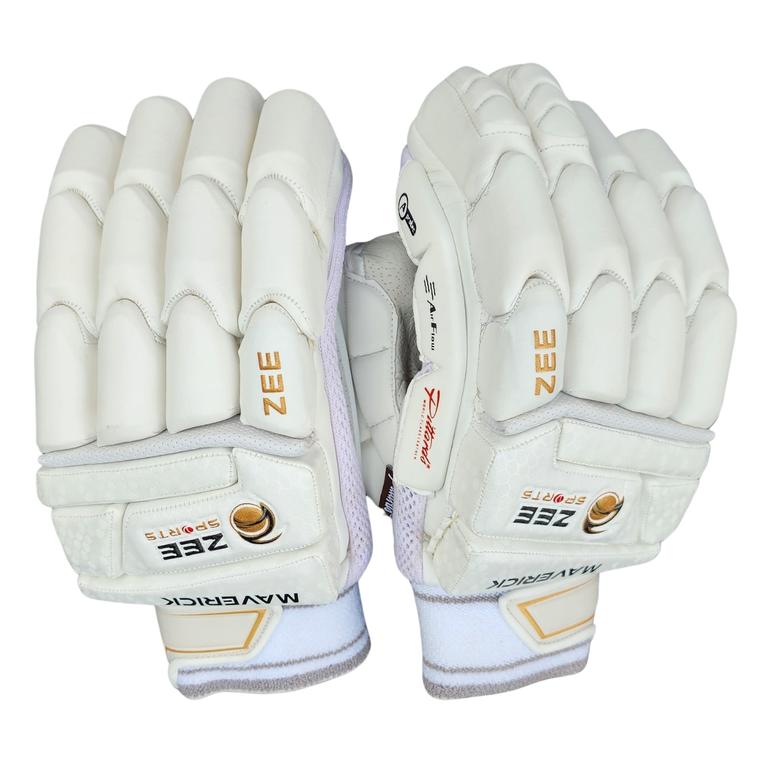 Zee Sports Batting Gloves Maverick White