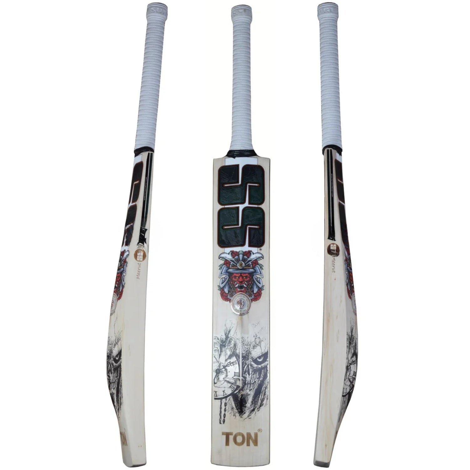 SS Cricket Bat Devils-Green English Willow - SH