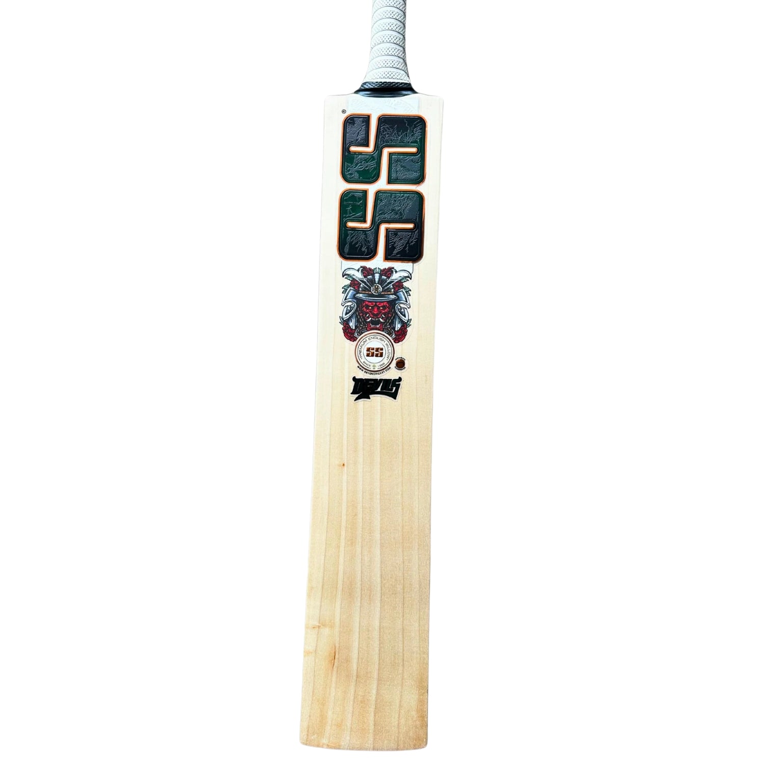 SS Cricket Bat Devils-Green English Willow - SH