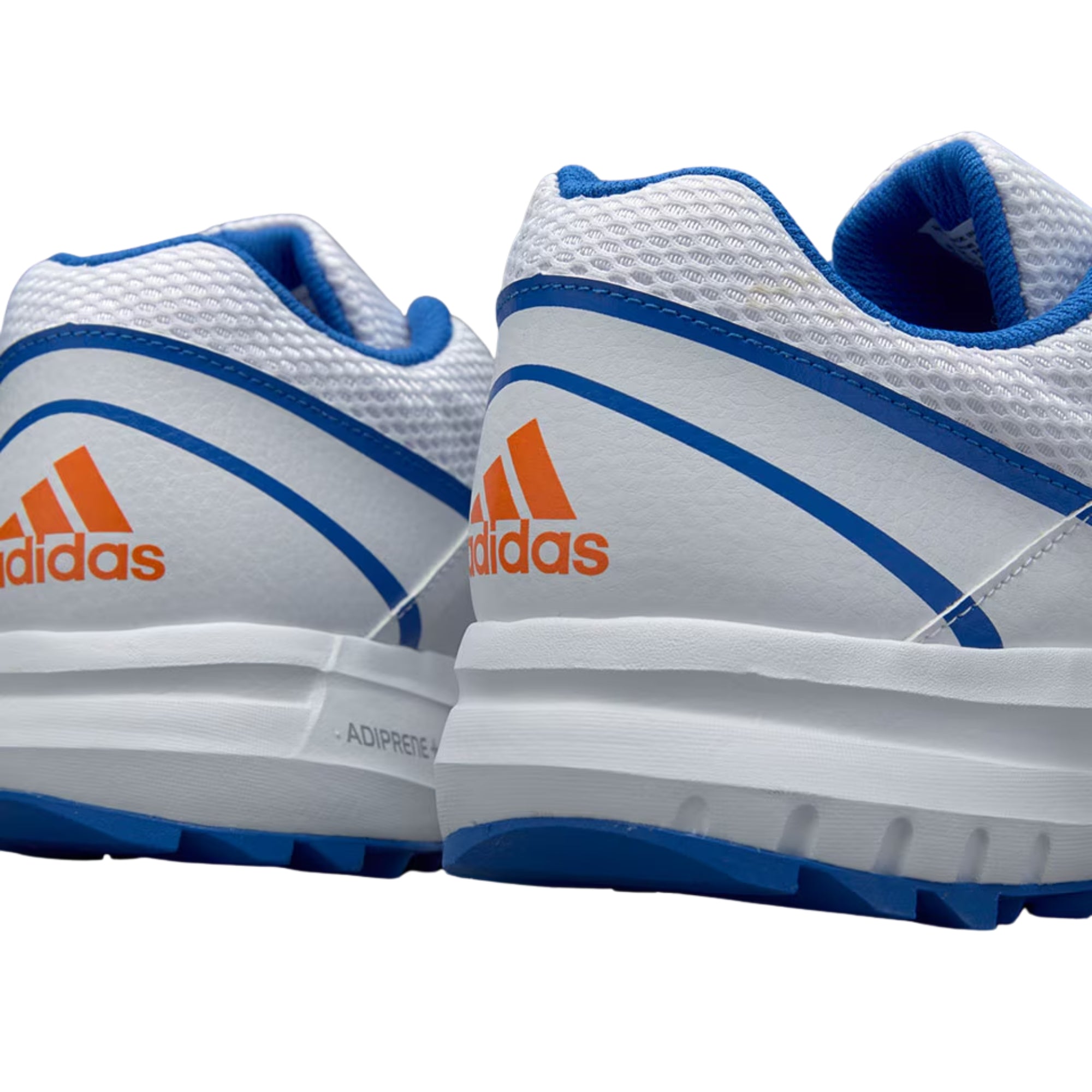 Adidas Cricket Shoes Howzat AR White/Bright Orange/Blue