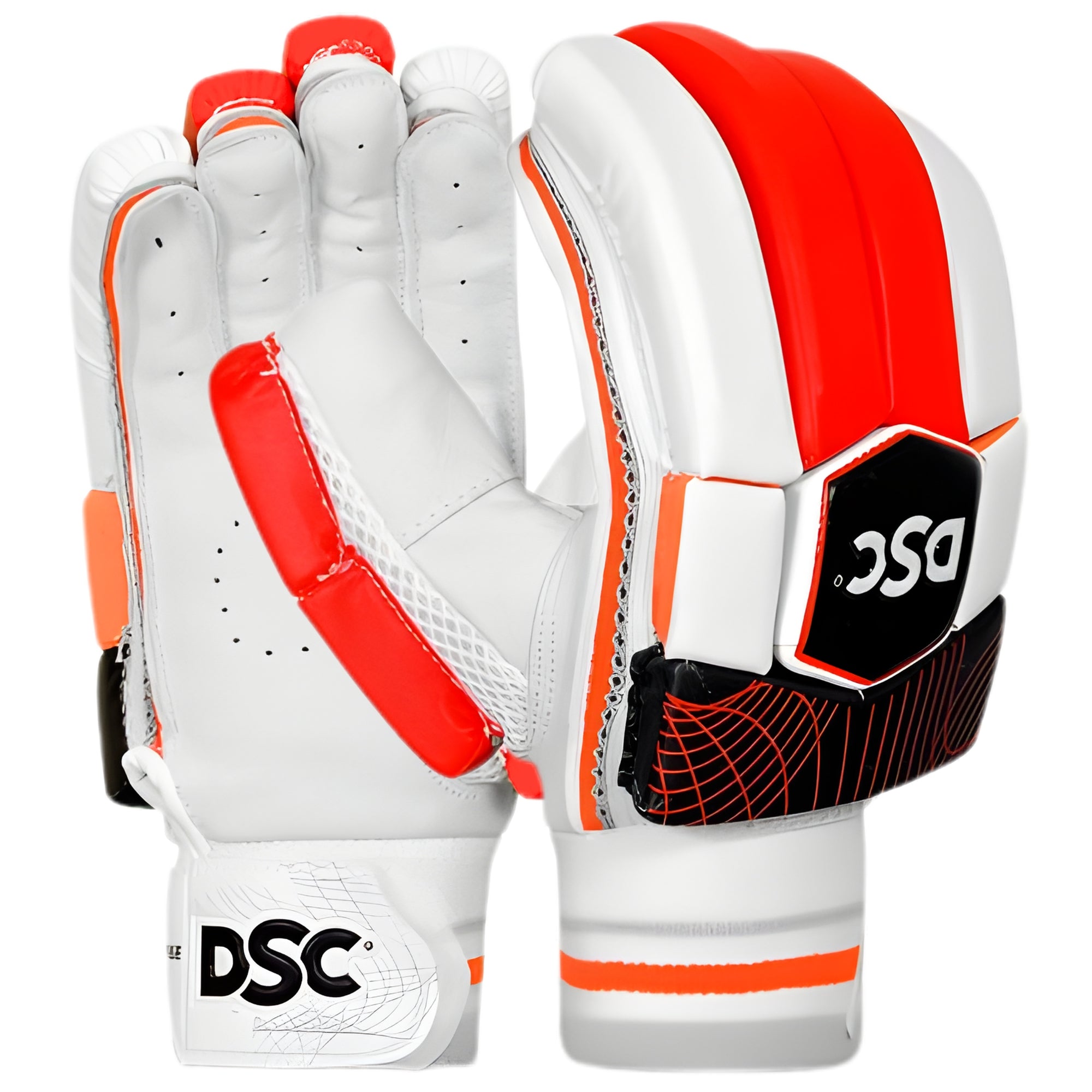 DSC Cricket Batting Gloves Intense Rage Leather Youth RH