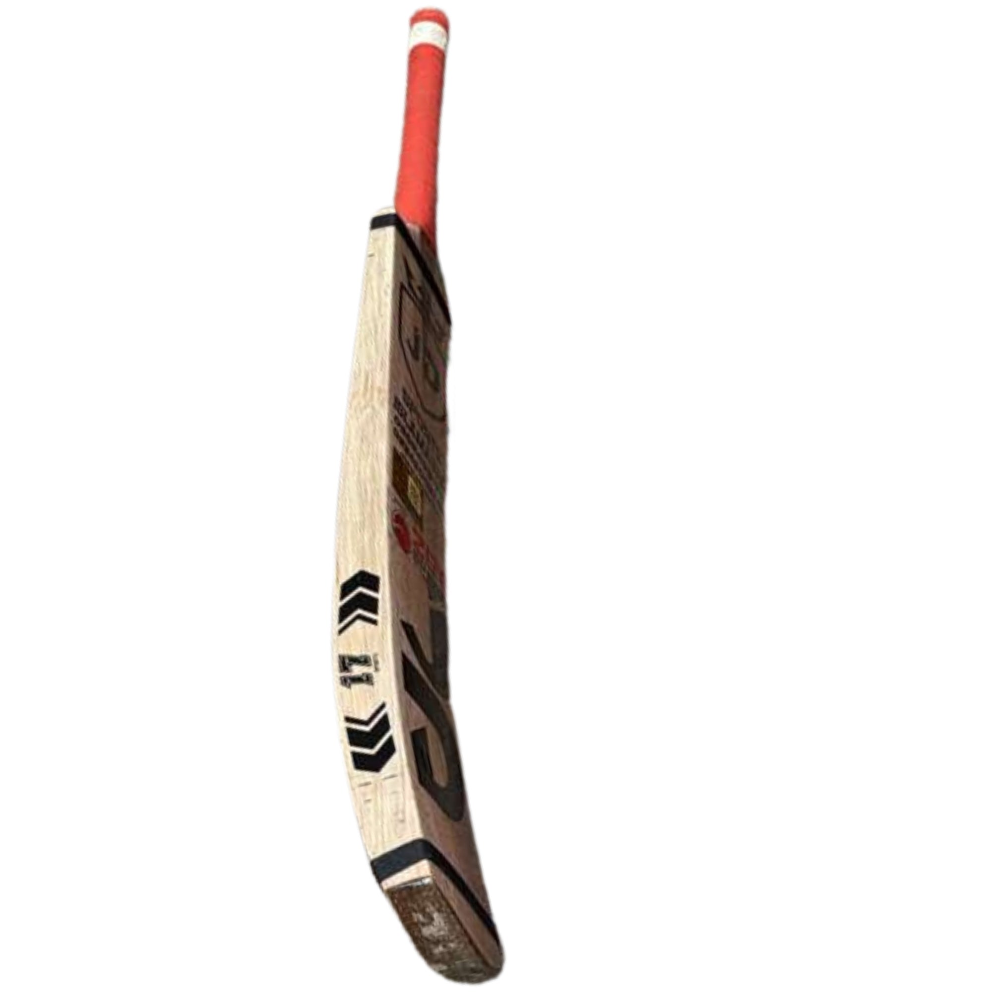 JD Sports Cricket Bat Kings Edition Hard Tennis Coca Wood Long Blade Natural
