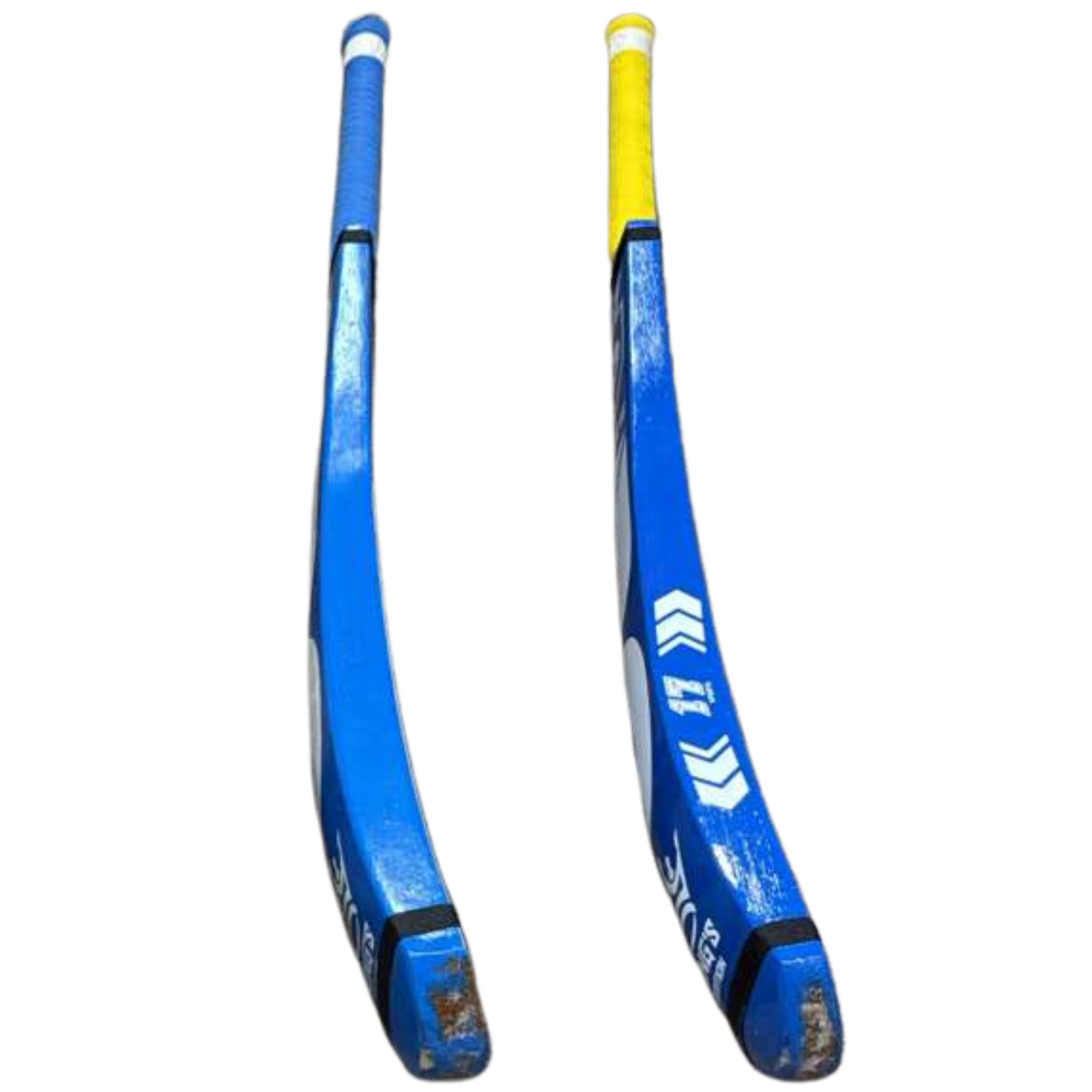 JD Sports Cricket Bat Kings Edition Hard Tennis Coca Wood Long Blade Blue