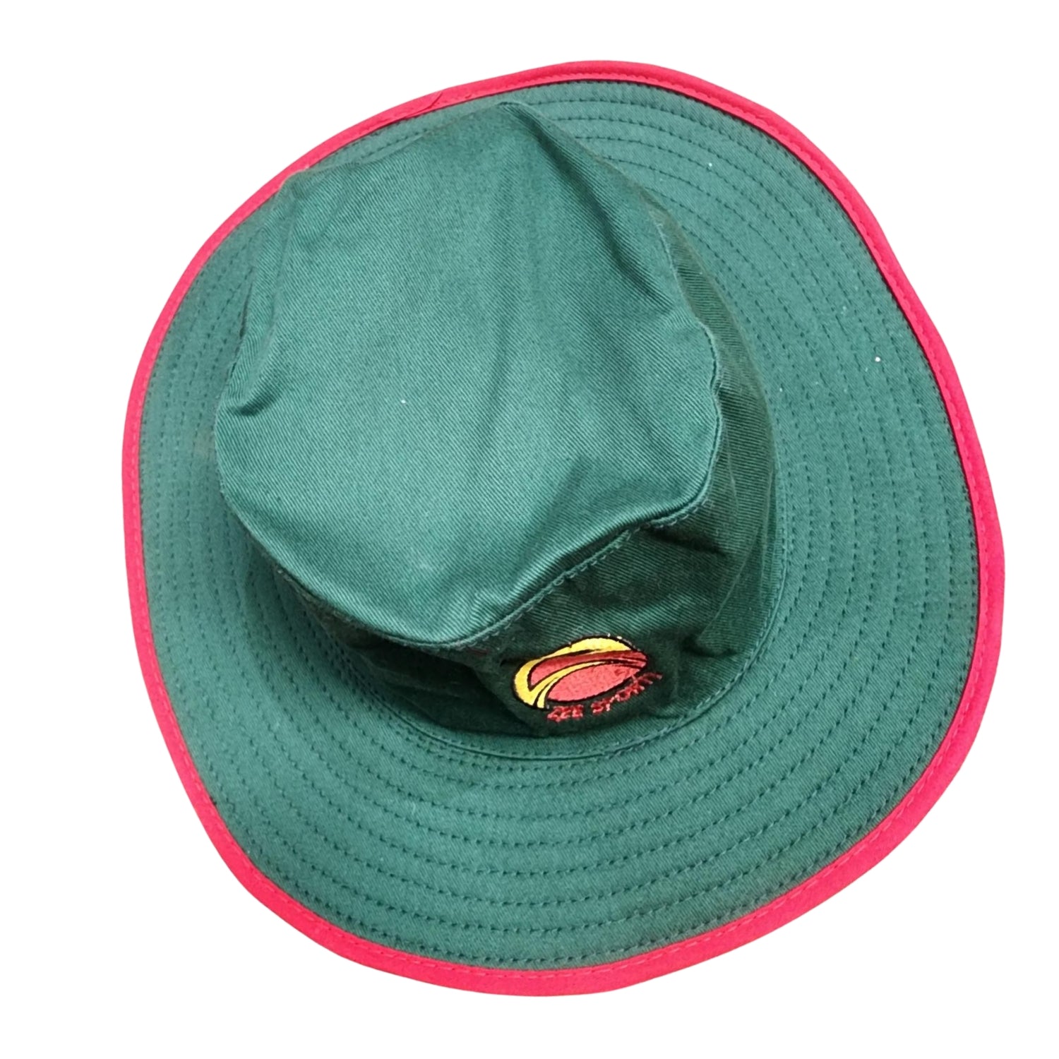 Zee Sports Sun-Hat - Green with Red