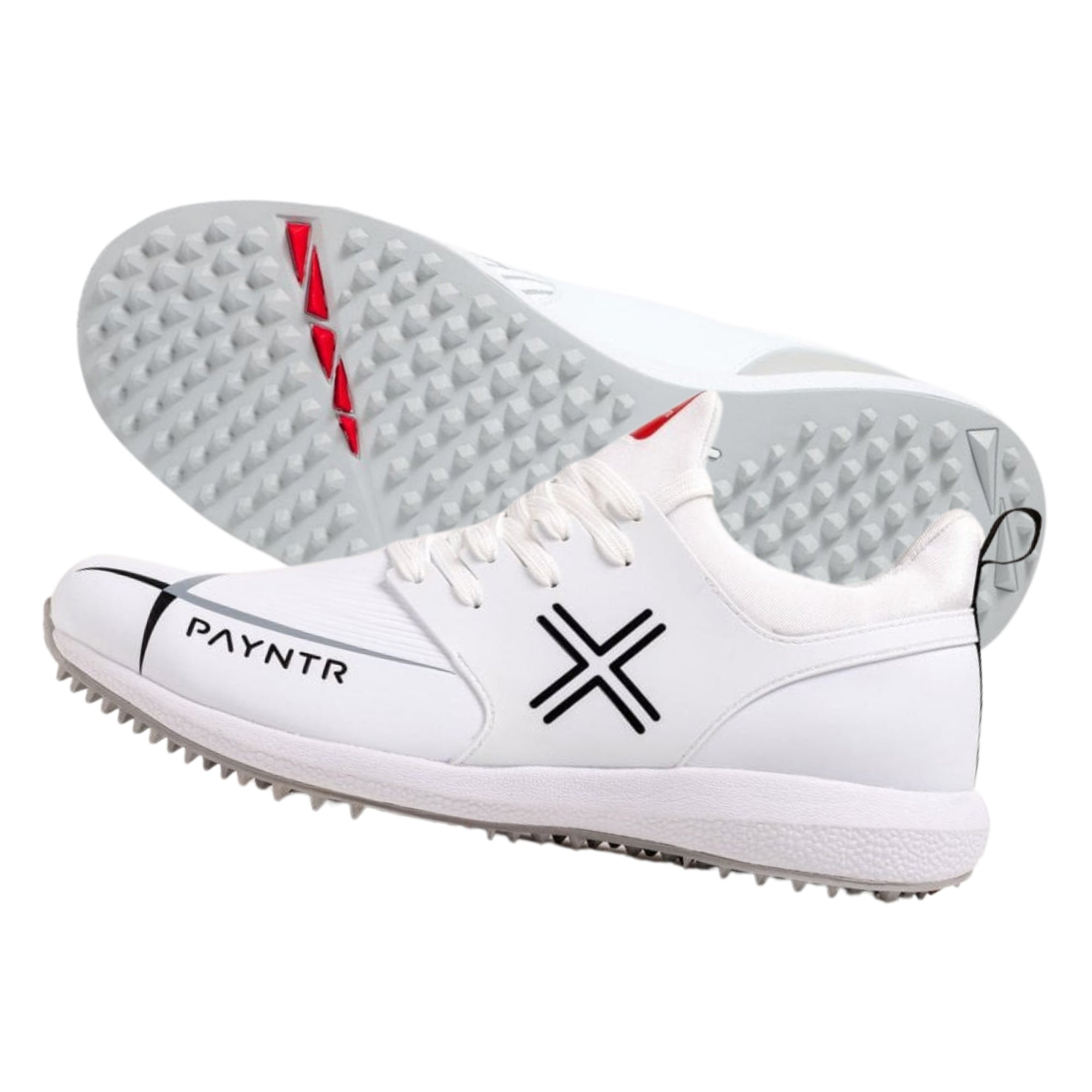 Payntr Cricket Shoes, Model X MK3 Pimple - All White