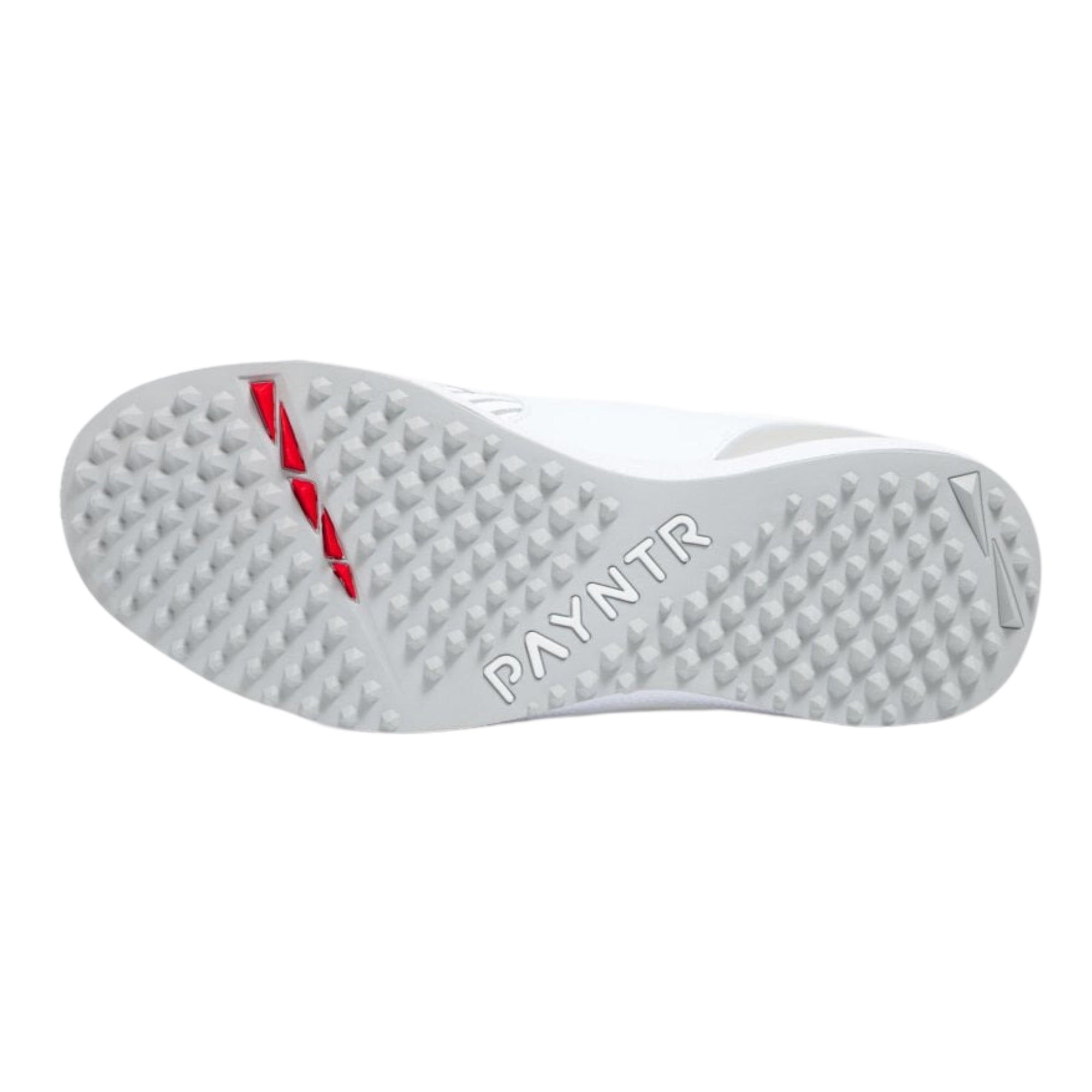 Payntr Cricket Shoes, Model X MK3 Pimple - All White All Rounder Cricket Shoes