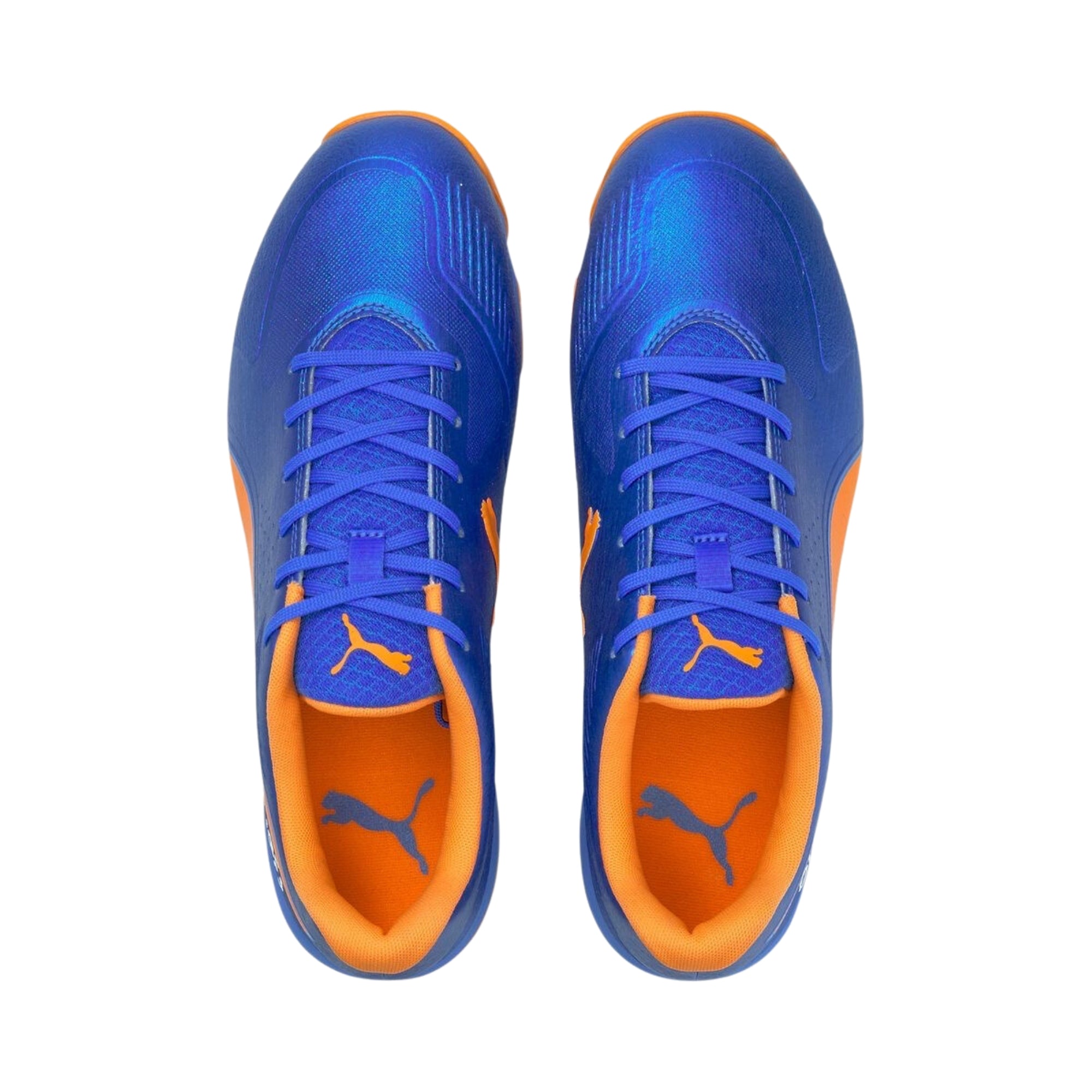 Puma Cricket Shoes One 8, Blue/Orange