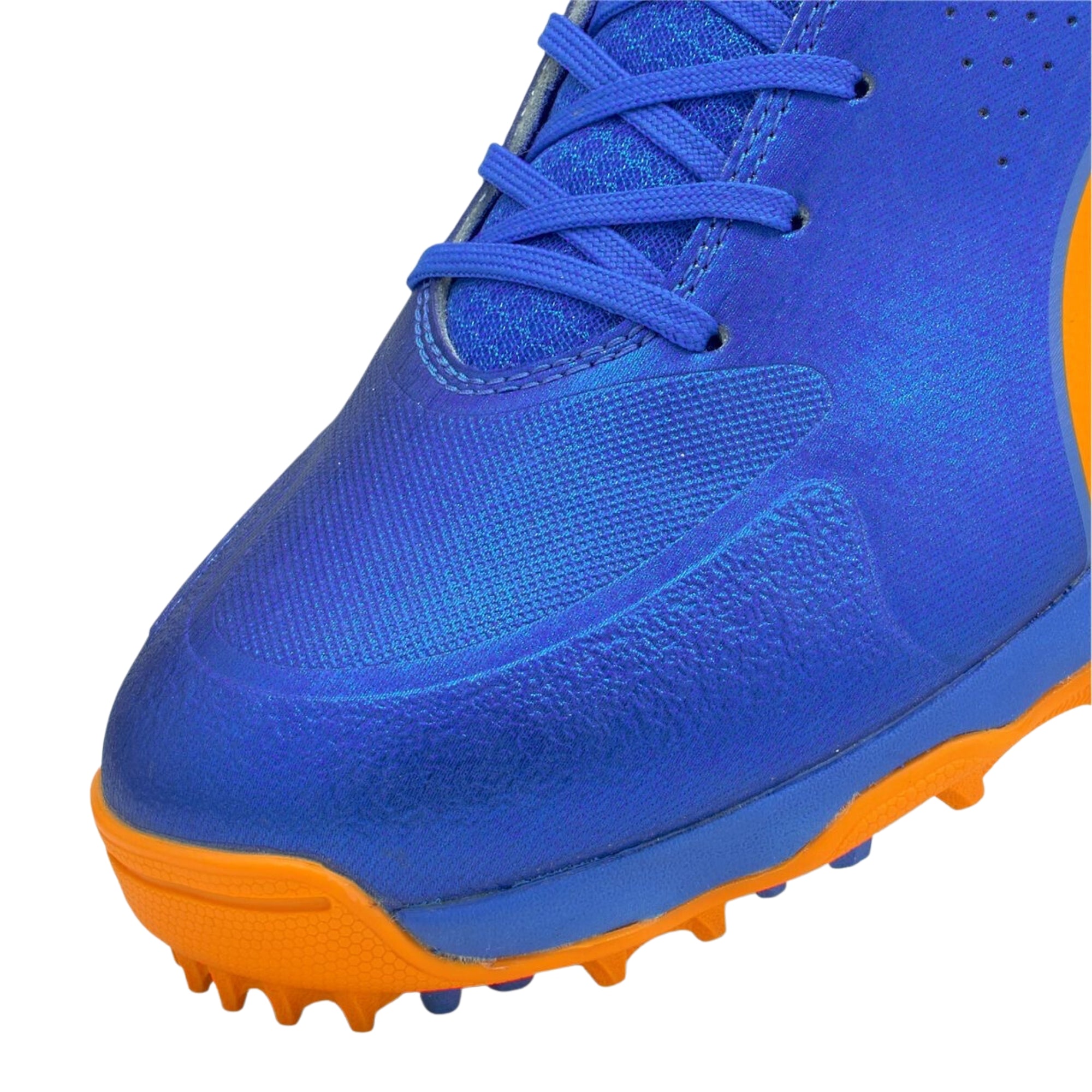 Puma Cricket Shoes One 8, Blue/Orange