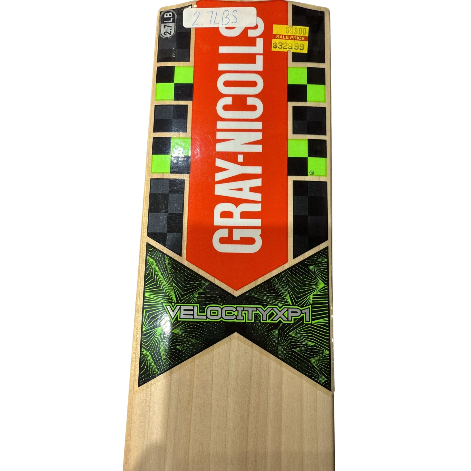 close up view of gray nicolls bat